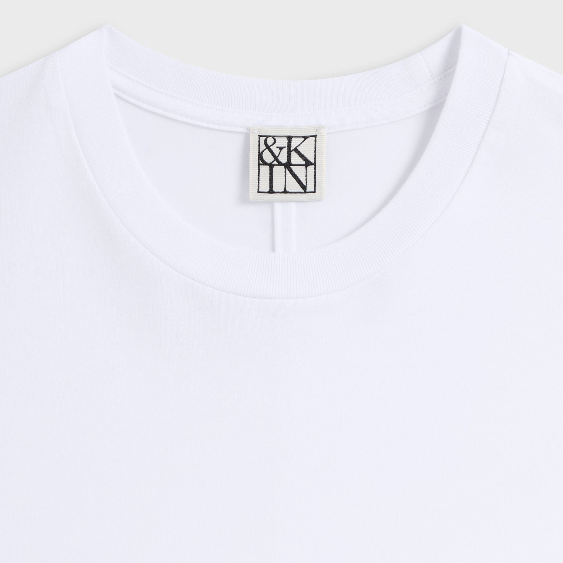 &Kin Long Sleeve Darin Tee - White - PH