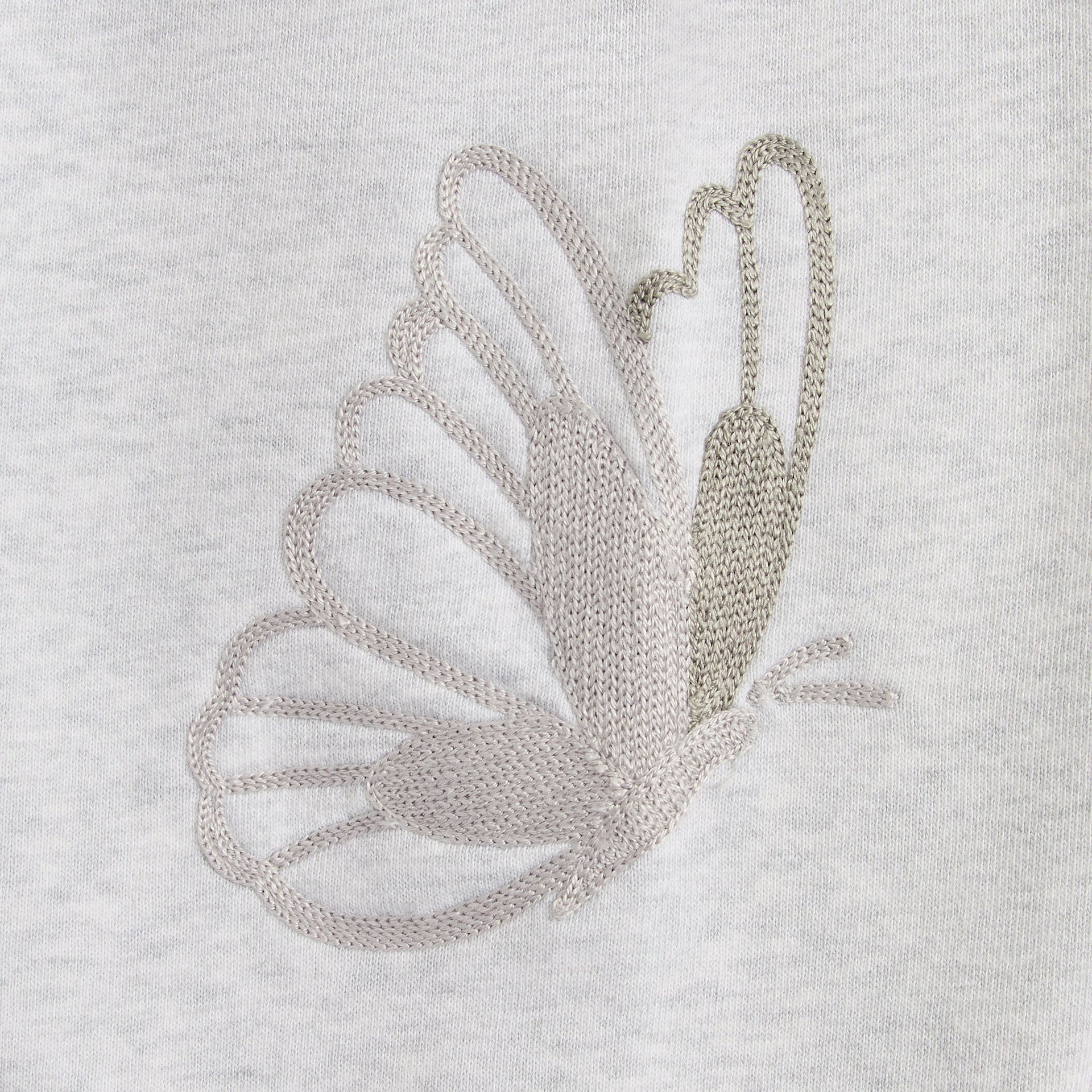 Kith Varsity Lawson Crewneck - Light Heather Grey