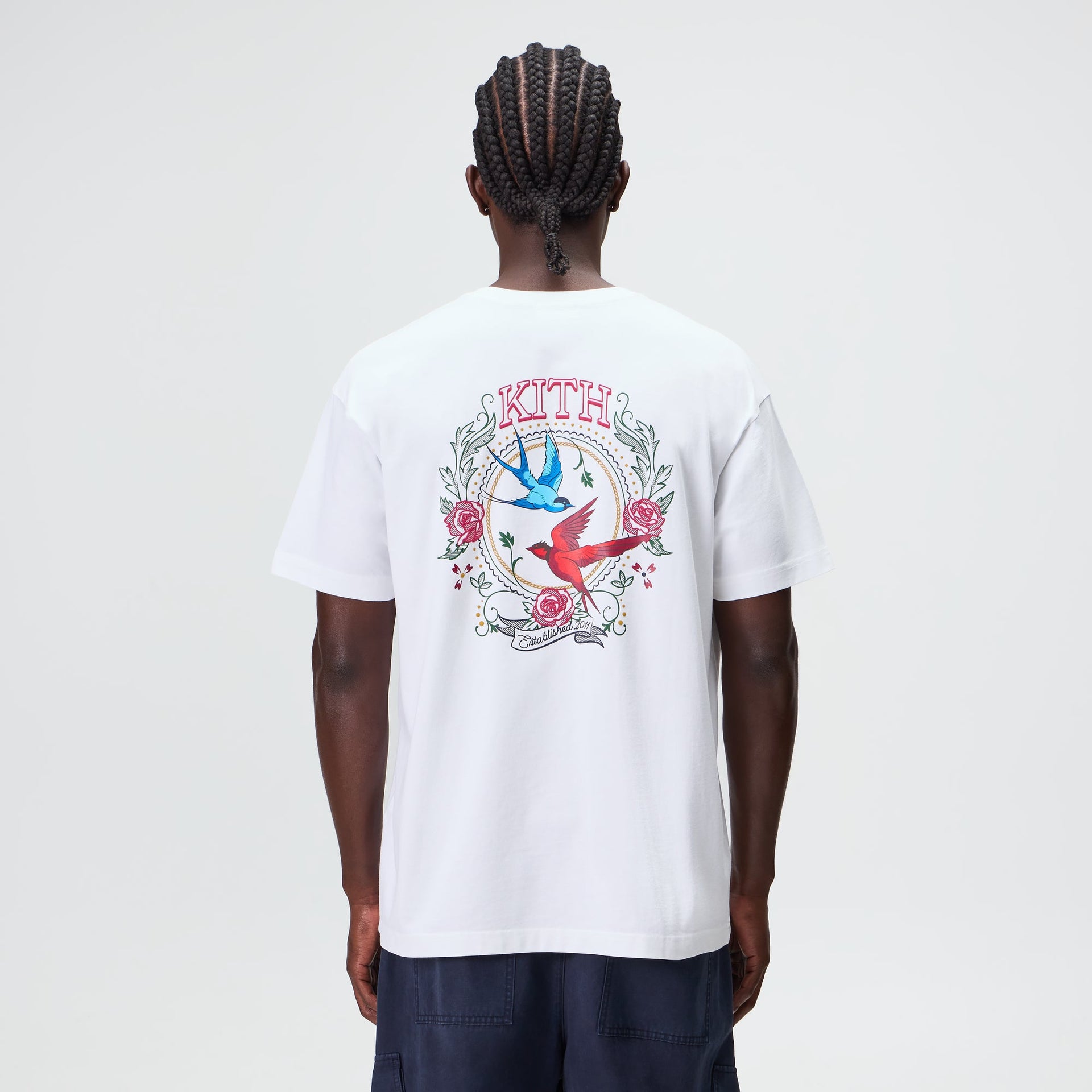 Kith Swallow Emblem Short Sleeve Tee - White