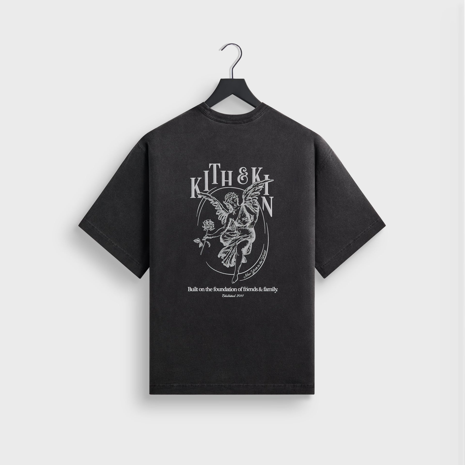 Kith Guardian Alex Boxy Vintage Tee - Black
