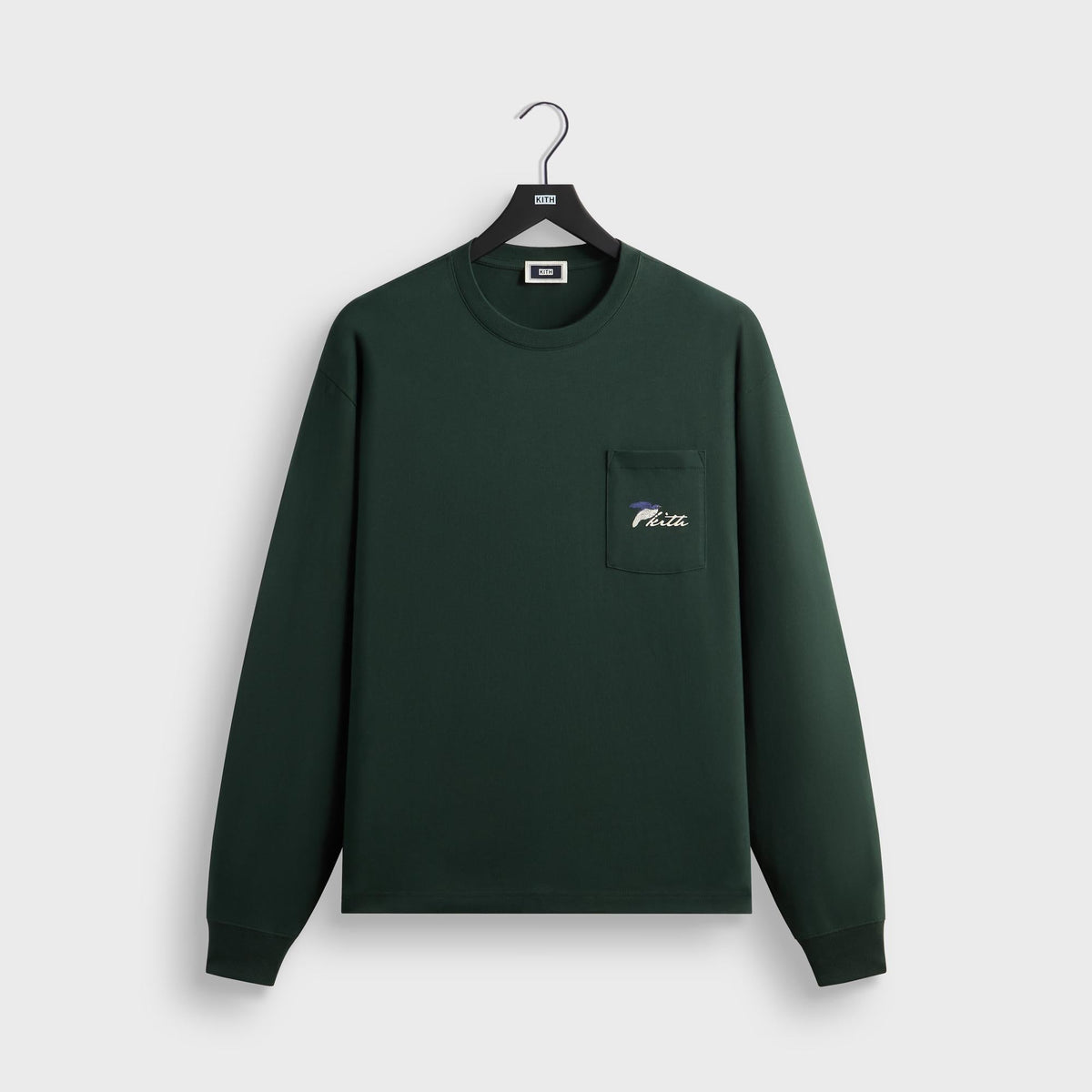 Kith Winter Tailbird Long Sleeve Pocket Tee - Stadium