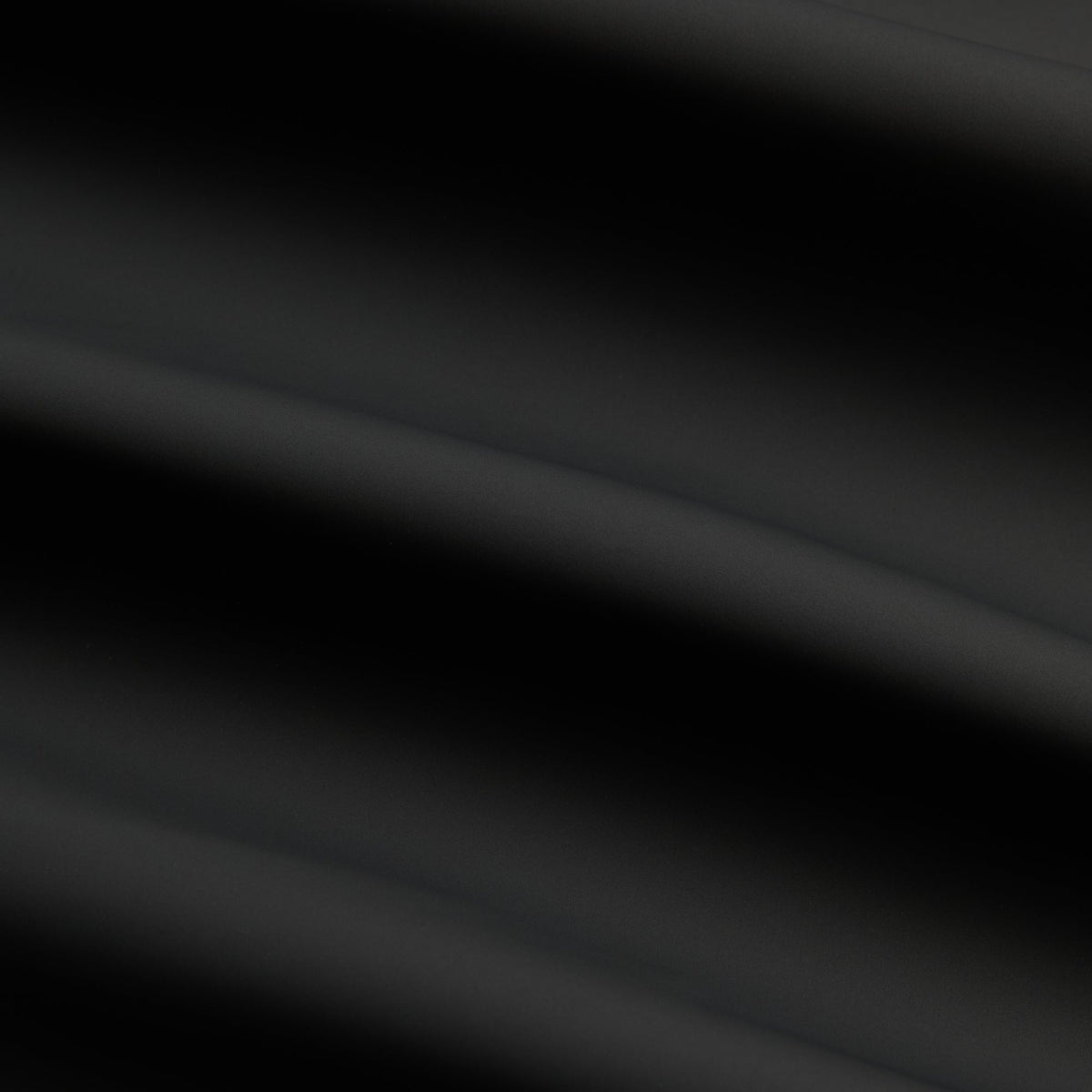 Close-up of black stretch poly fabric of the Kith Brixton shirt jacket