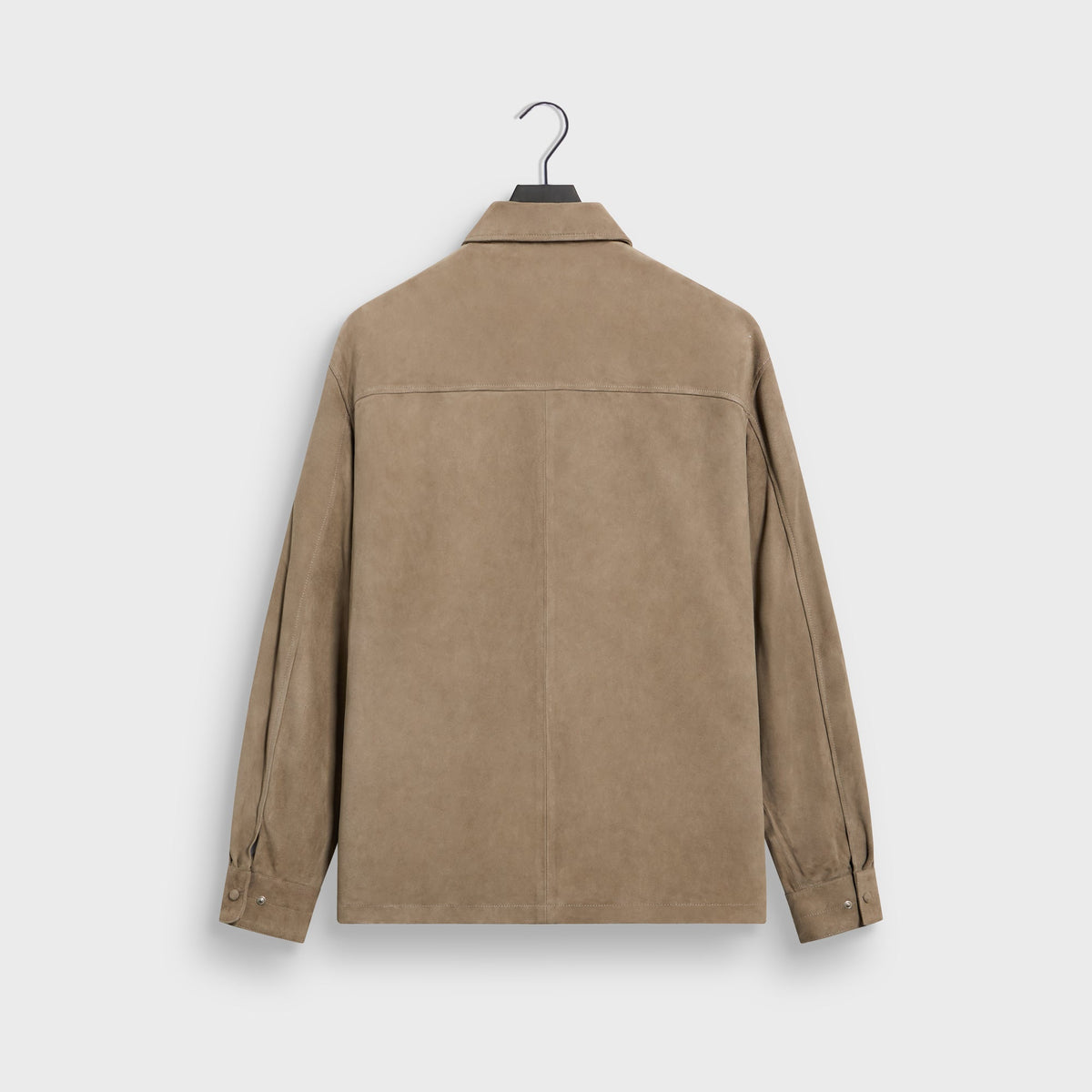 Kith Suede Montague Shirt - Sandy Taupe