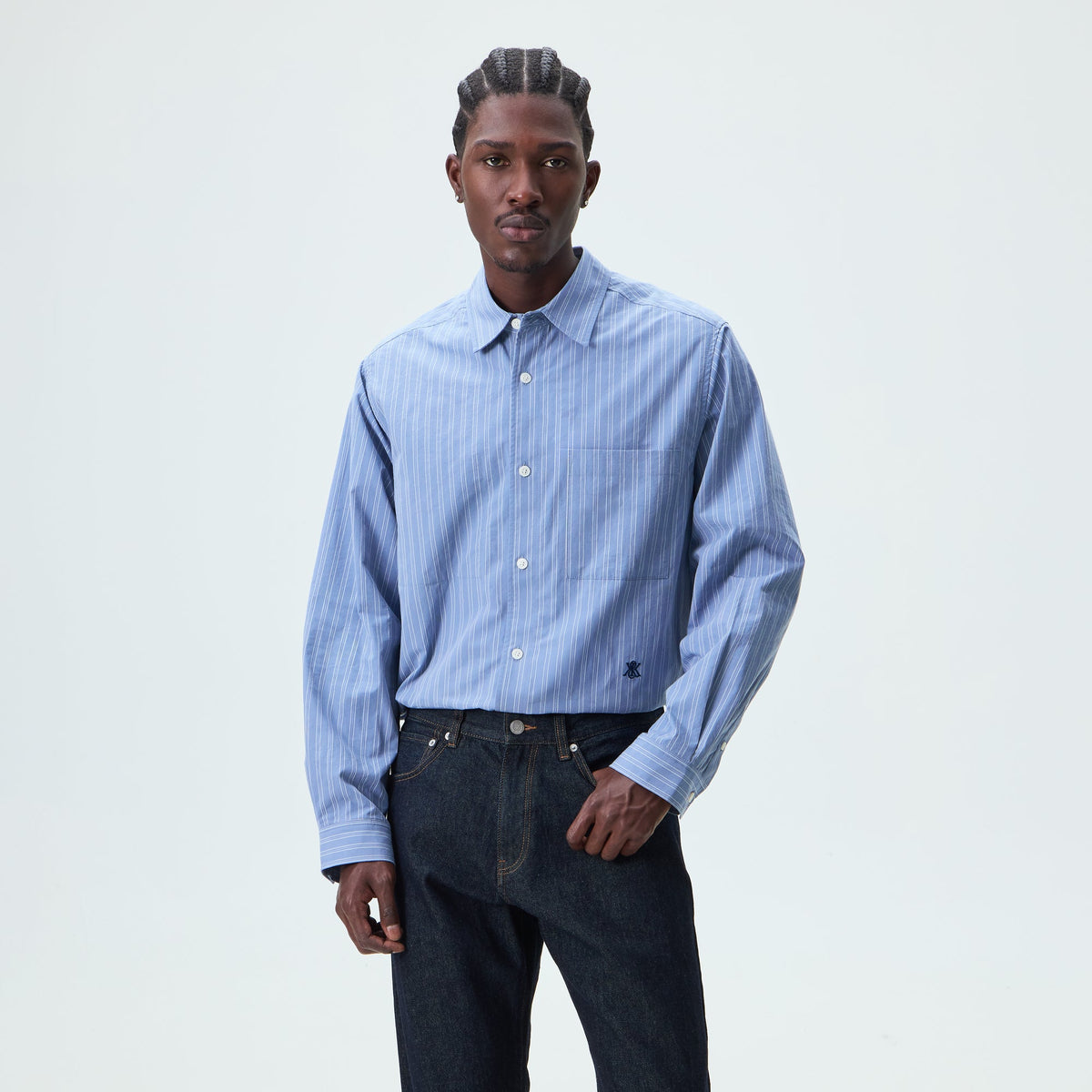 Kith Check Lined Georgie Shirt - Plaster