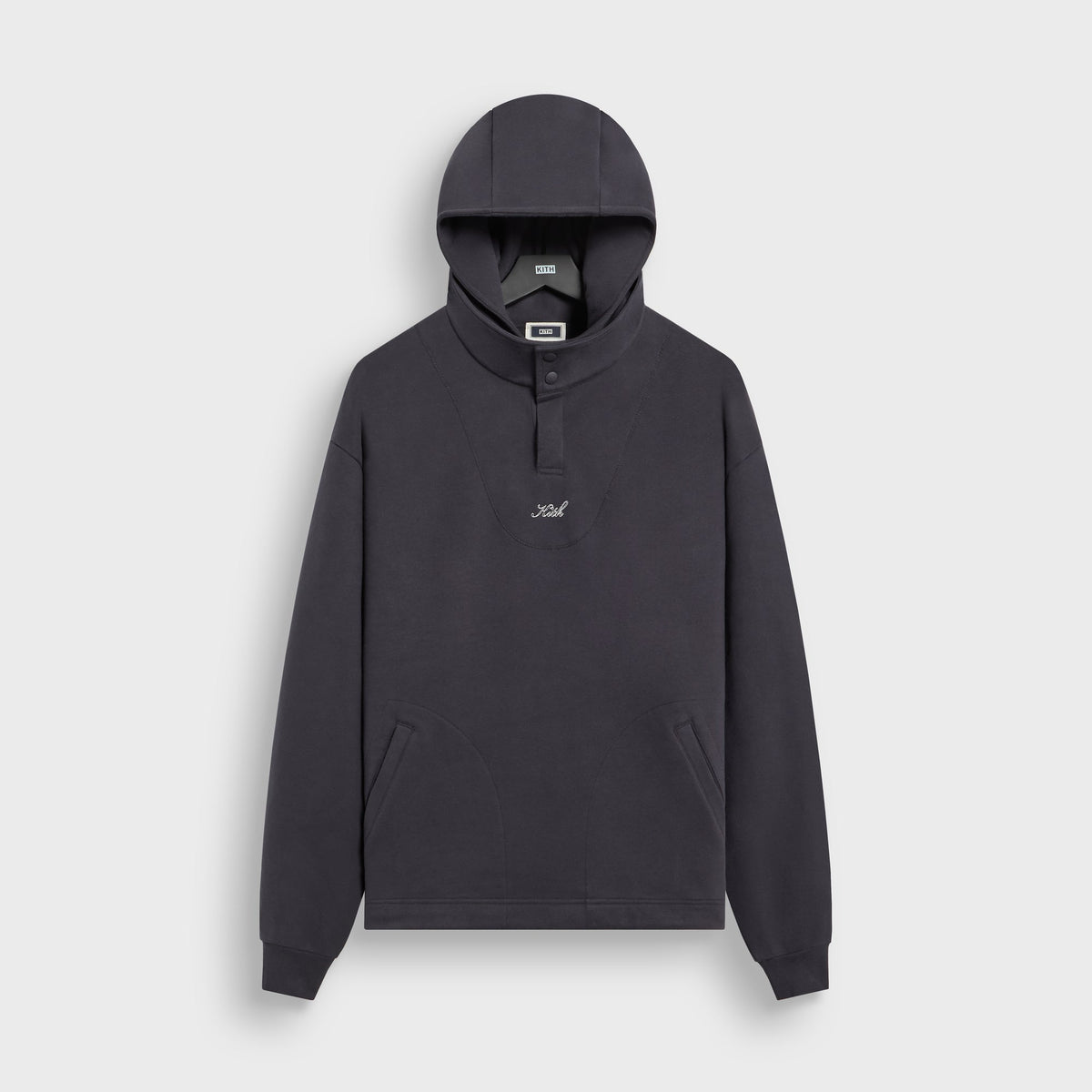 Kith Sueded French Terry Emory Hoodie - Ink