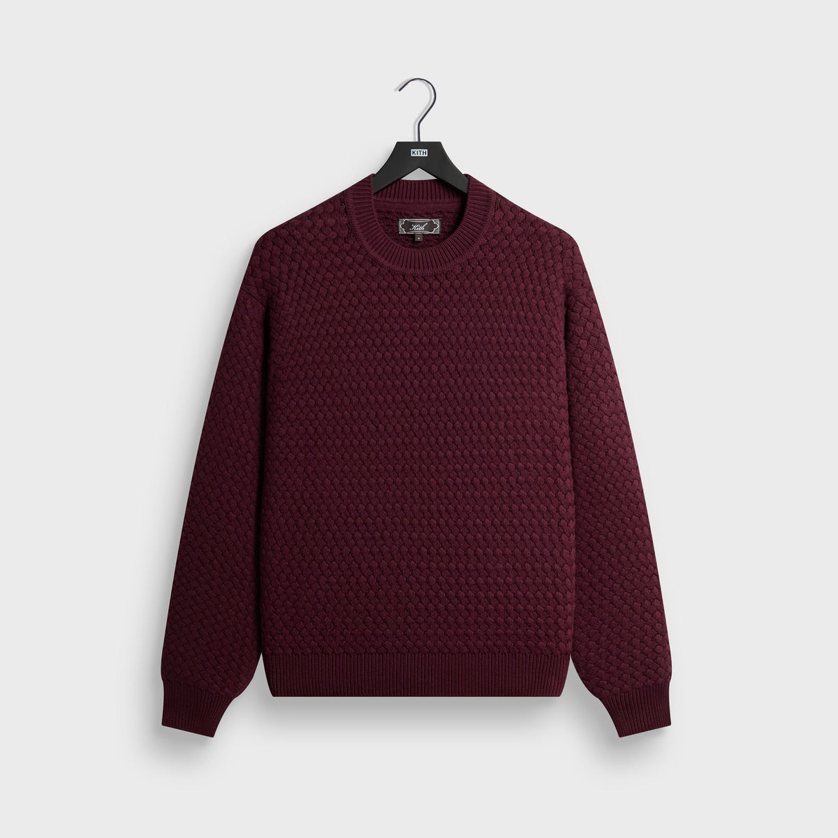 Kith Basketweave Lewis Crewneck - Magma