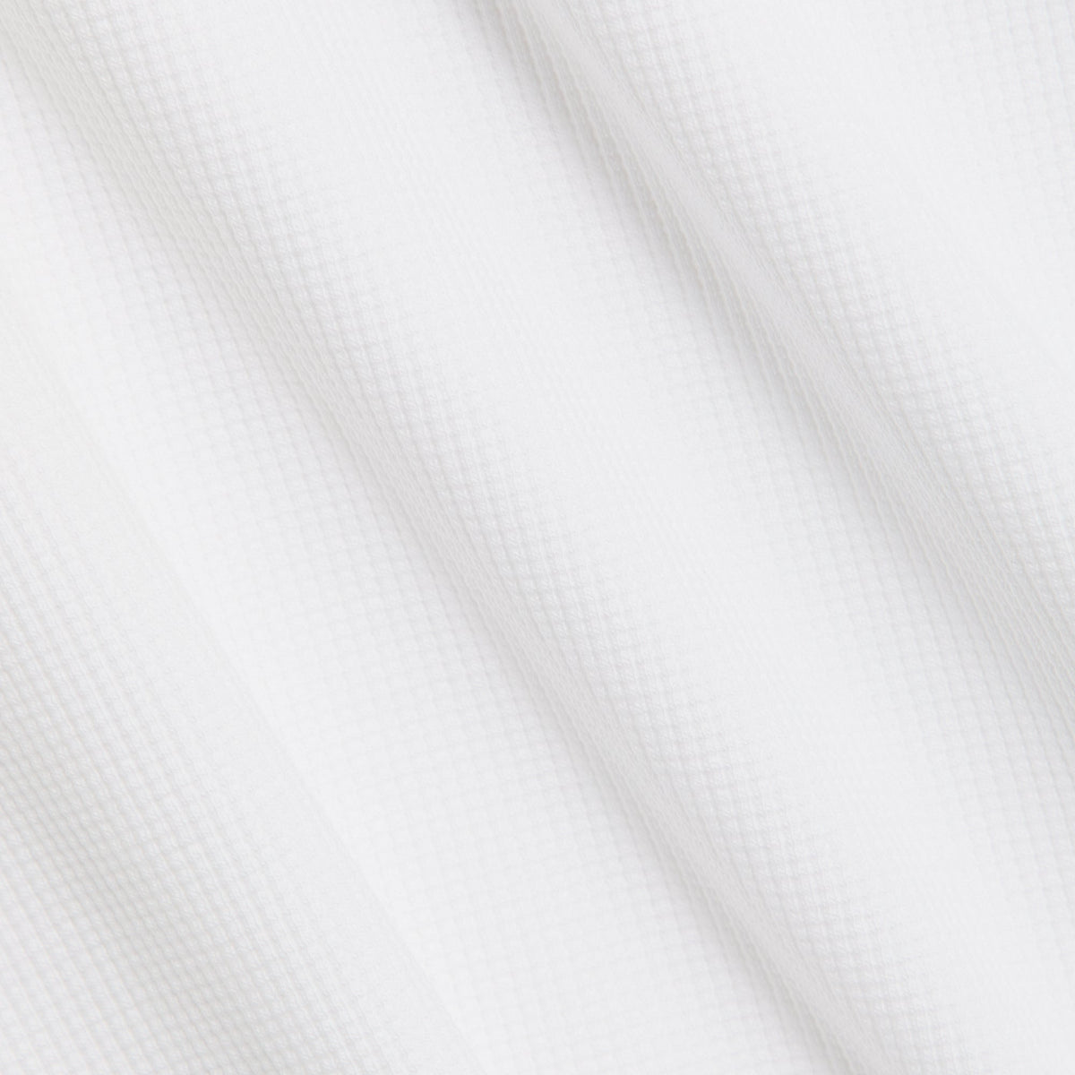 Kith Micro Waffle Long Sleeve Colby Pullover - White