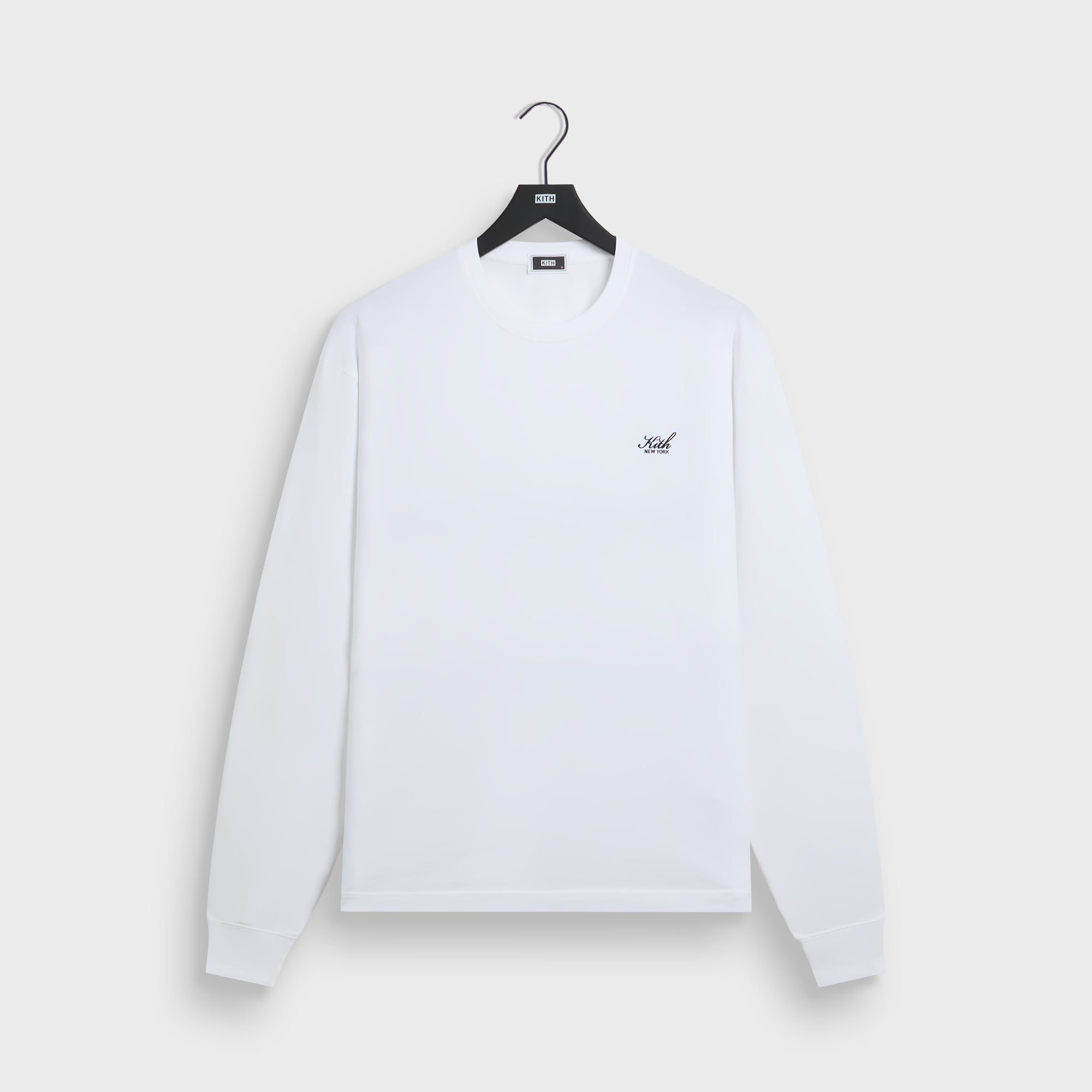 KITH クルーネック 長袖 Tシャツ ホワイト XS Kith Long Sleeve LAX Tee - White – Kith UK