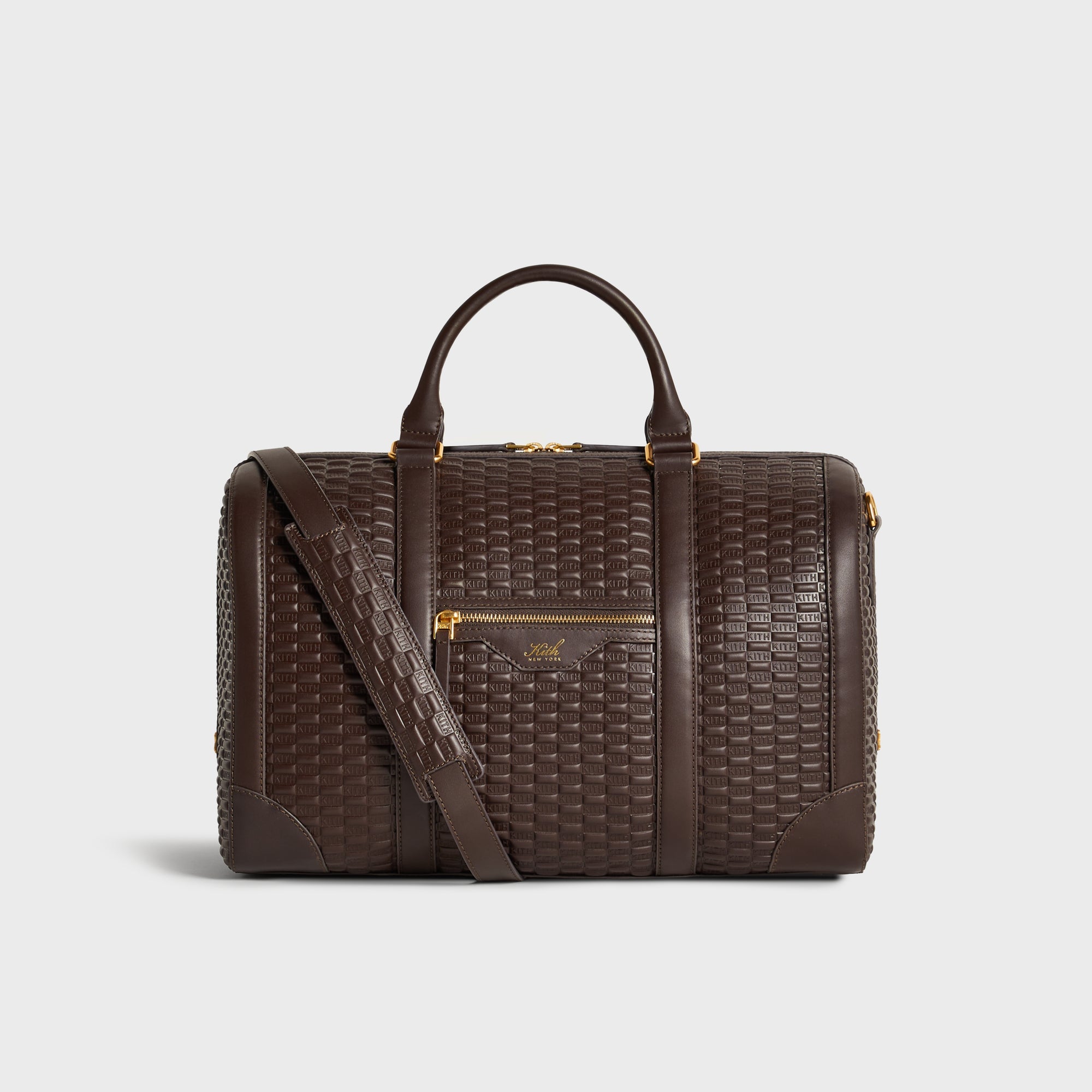 Kith Monogram Smooth Leather Traveler K55 Duffle Bag - Zoom – Kith UK