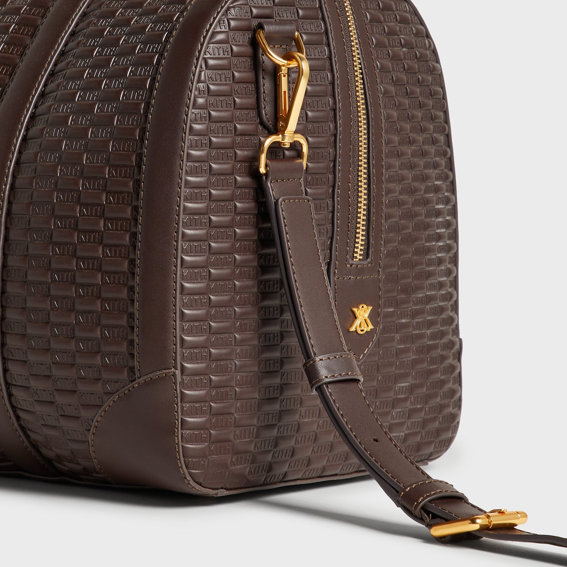 Kith Monogram Leather Traveler K40 Duffle Bag - Zoom