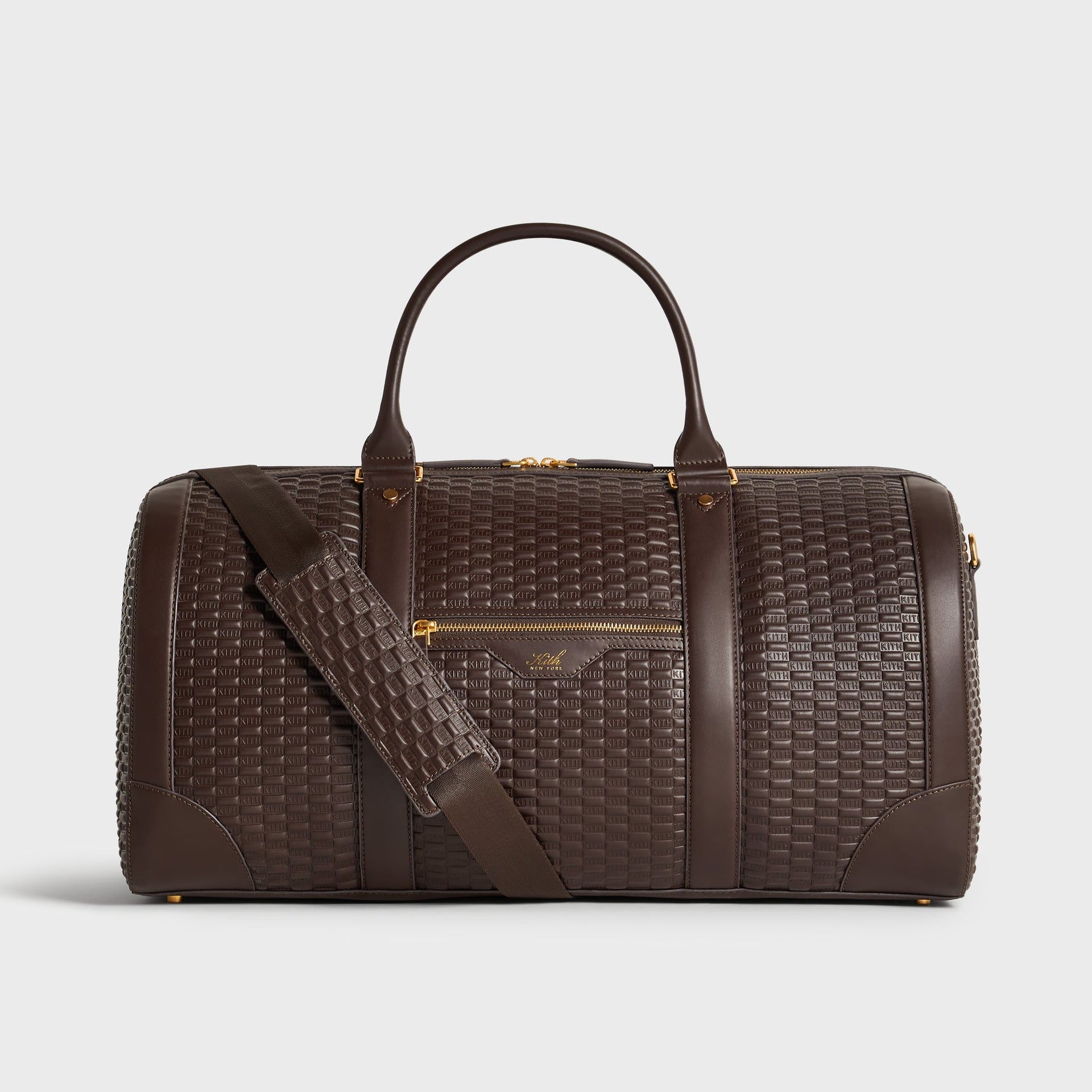 Kith Monogram Leather Traveler K55 Duffle Bag - Zoom