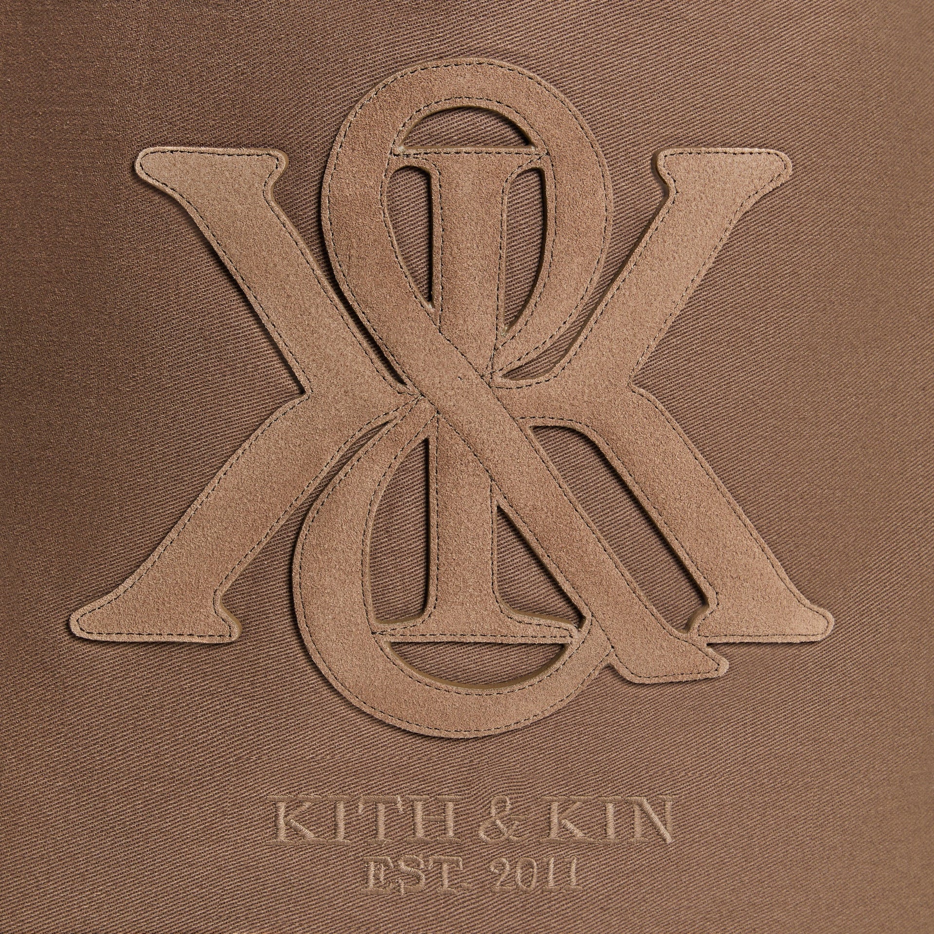 Kith Suede Applique Canvas Tote - Java
