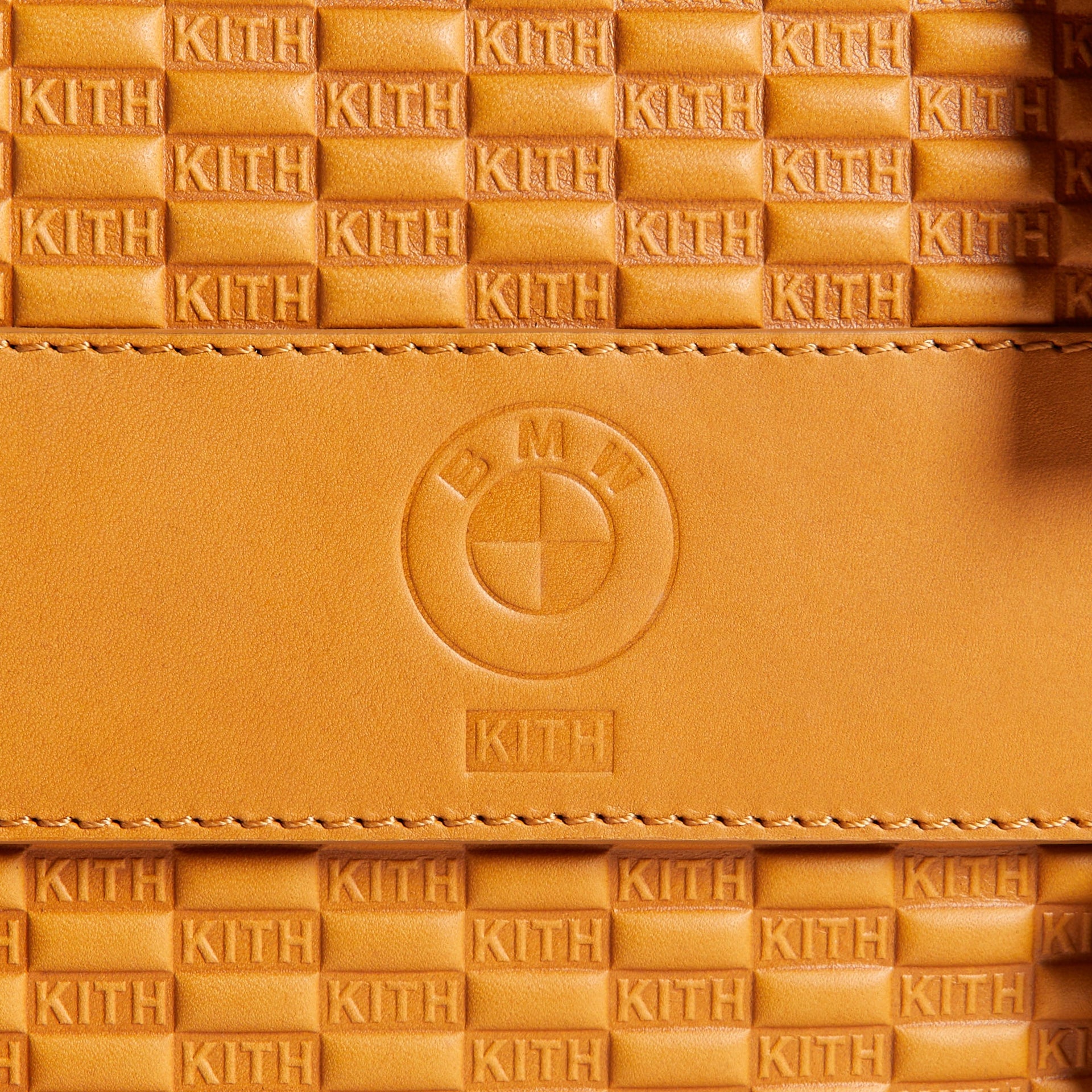 Kith for BMW Leather Overnight Bag - Camel