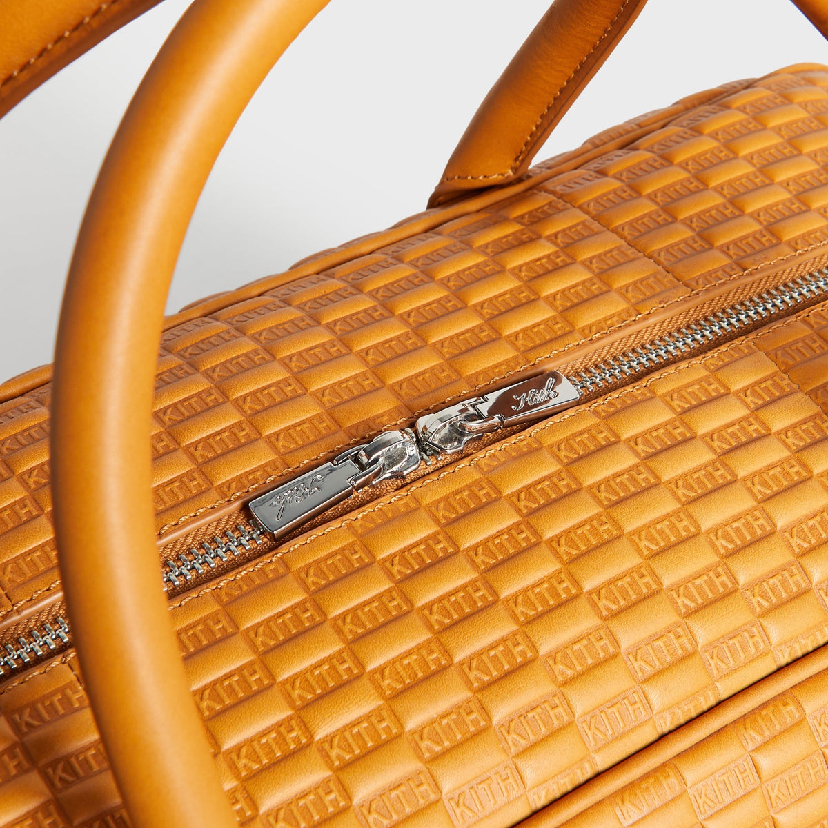 Kith for BMW Leather Overnight Bag - Camel - PH
