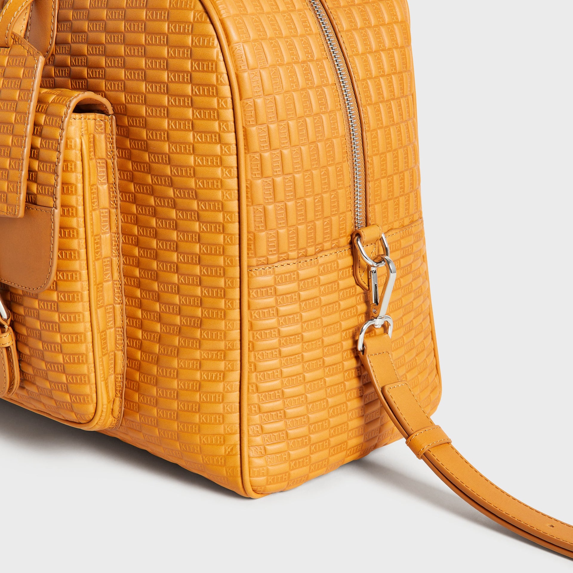 Kith for BMW Leather Overnight Bag - Camel