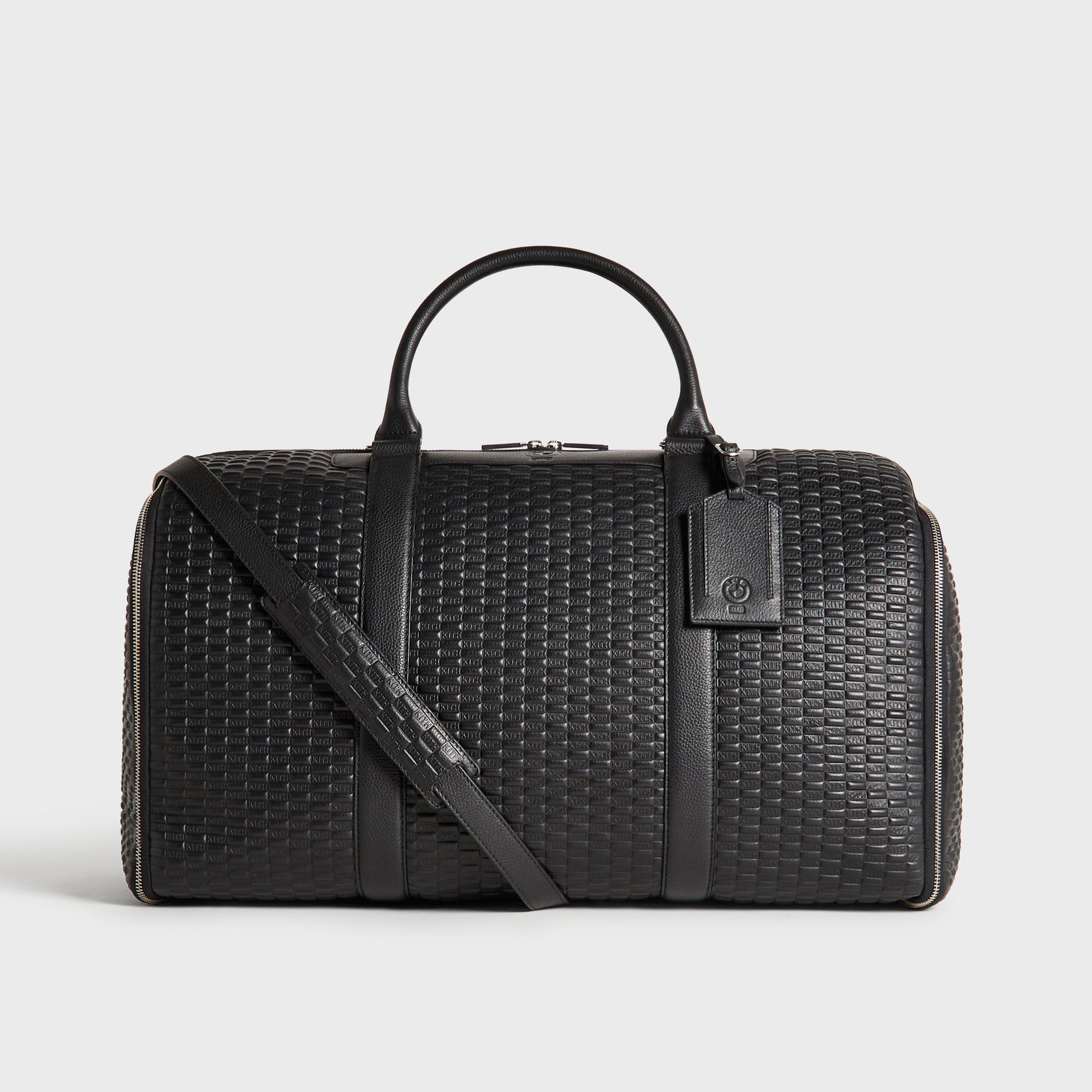 Kith for BMW Leather Travel Garment Duffle Bag - Black