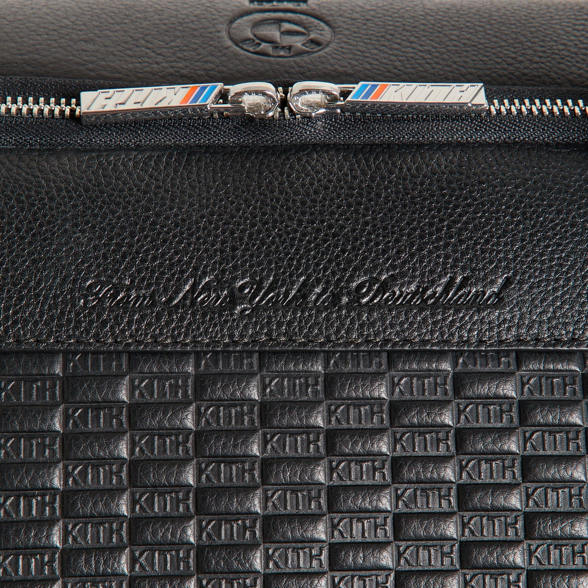 Kith for BMW Leather Travel Garment Duffle Bag - Black