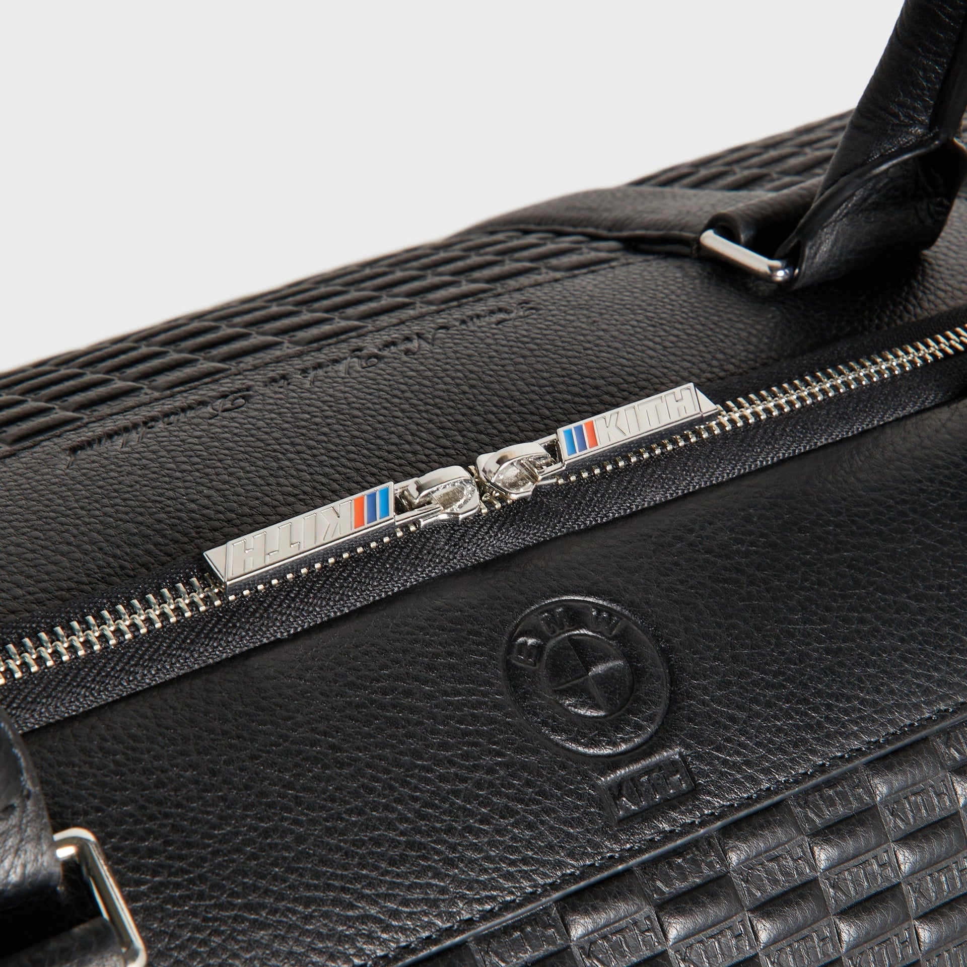 Kith for BMW Leather Travel Garment Duffle Bag - Black - PH