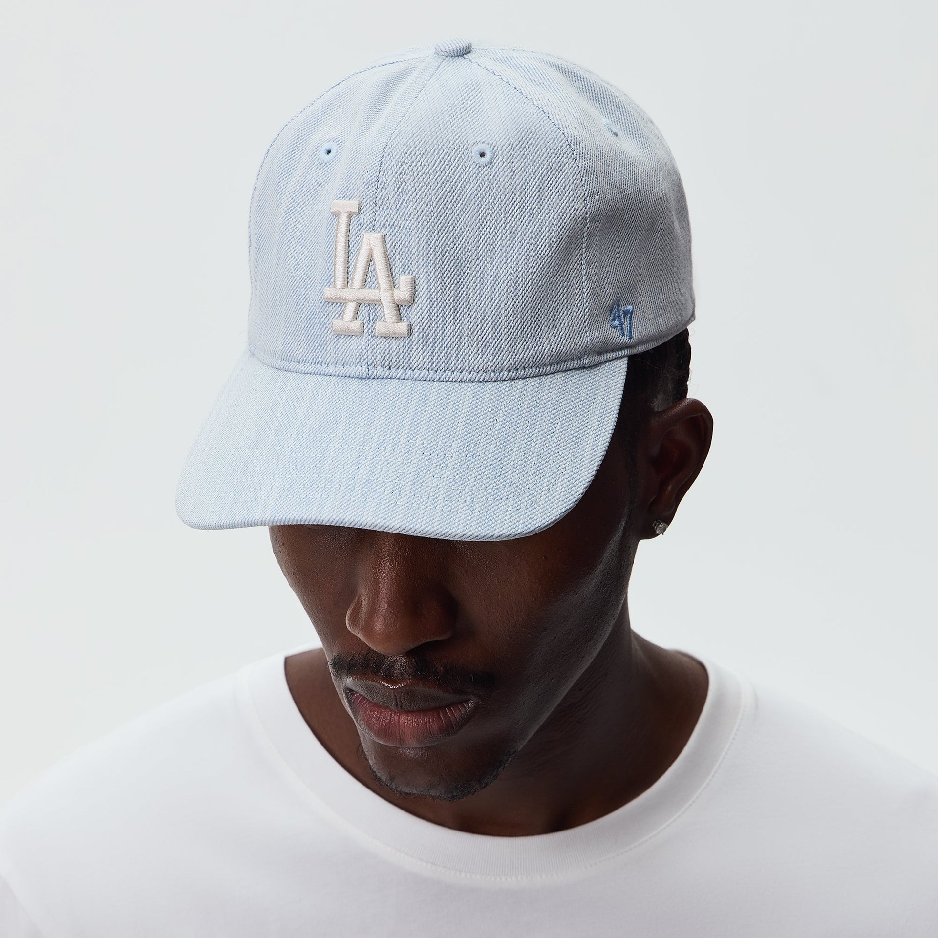 Kith & '47 for the Los Angeles Dodgers Denim Franchise LS Cap - Dream Indigo