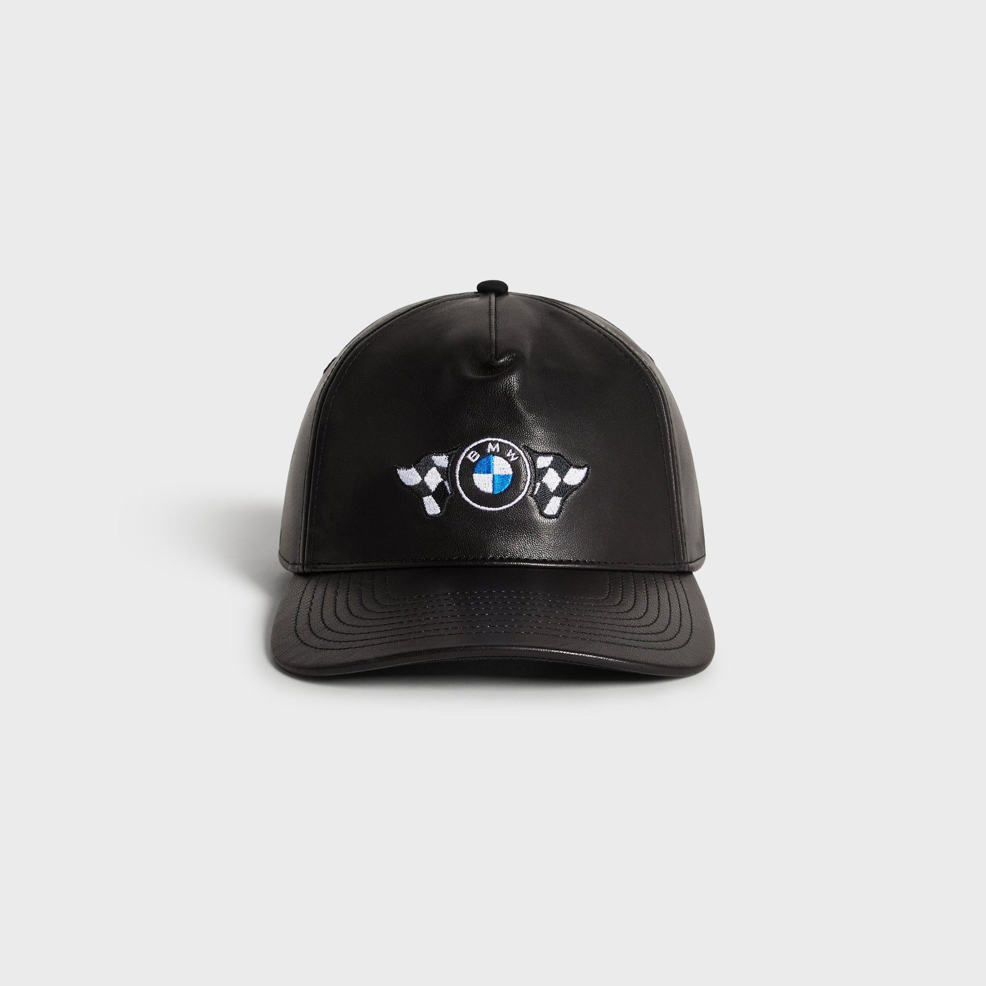 Kith for BMW Leather Bay Low Pinch Crown Cap - Black
