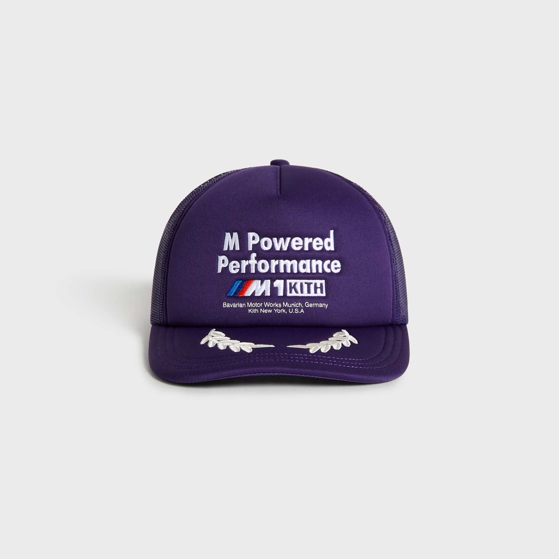 Kith for BMW M1 Podium Poly Foam Nolan Trucker Cap - Techno Violet