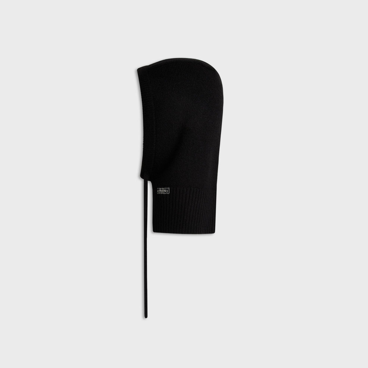 Kith Soft Rib Knit Balaclava - Black