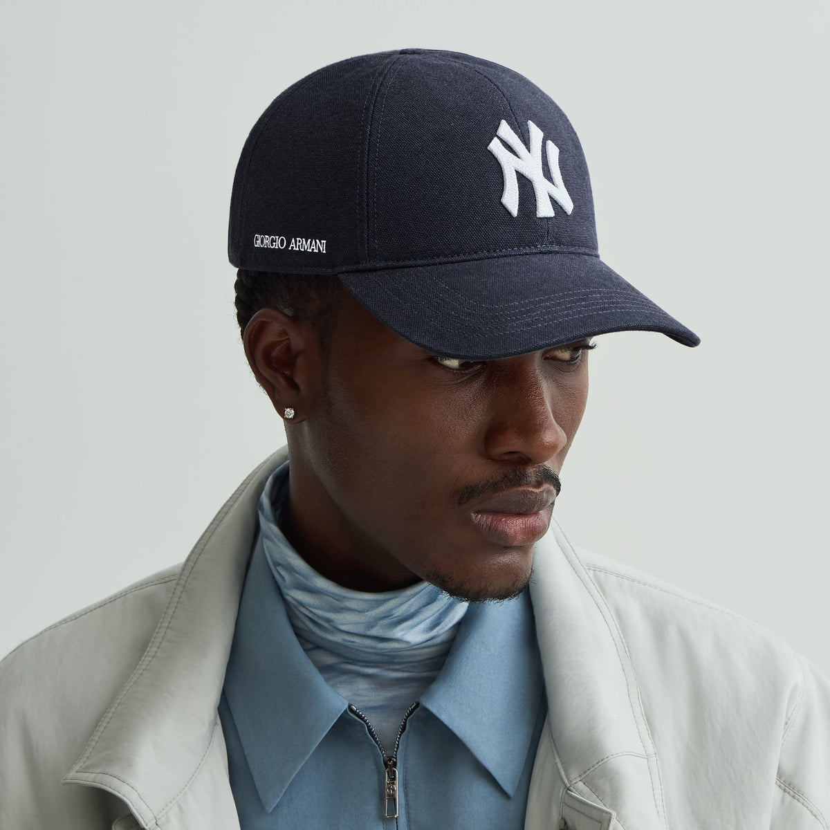 Giorgio Armani & Ronnie Fieg for '47 Duck Canvas Classic Cap - Blue Navy - PH