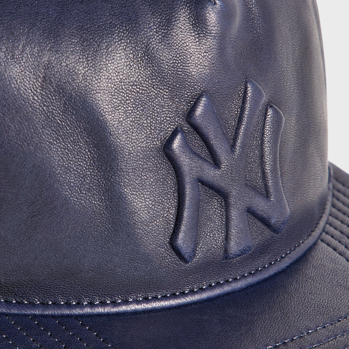 Giorgio Armani & Ronnie Fieg for '47 Soft Leather SL Hitch Cap - Blue Navy - PH