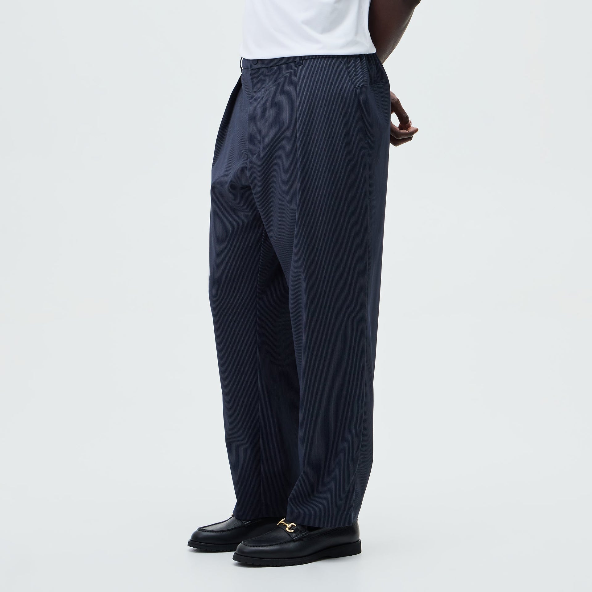 &Kin Tropical Wool Idris Pant - Nocturnal