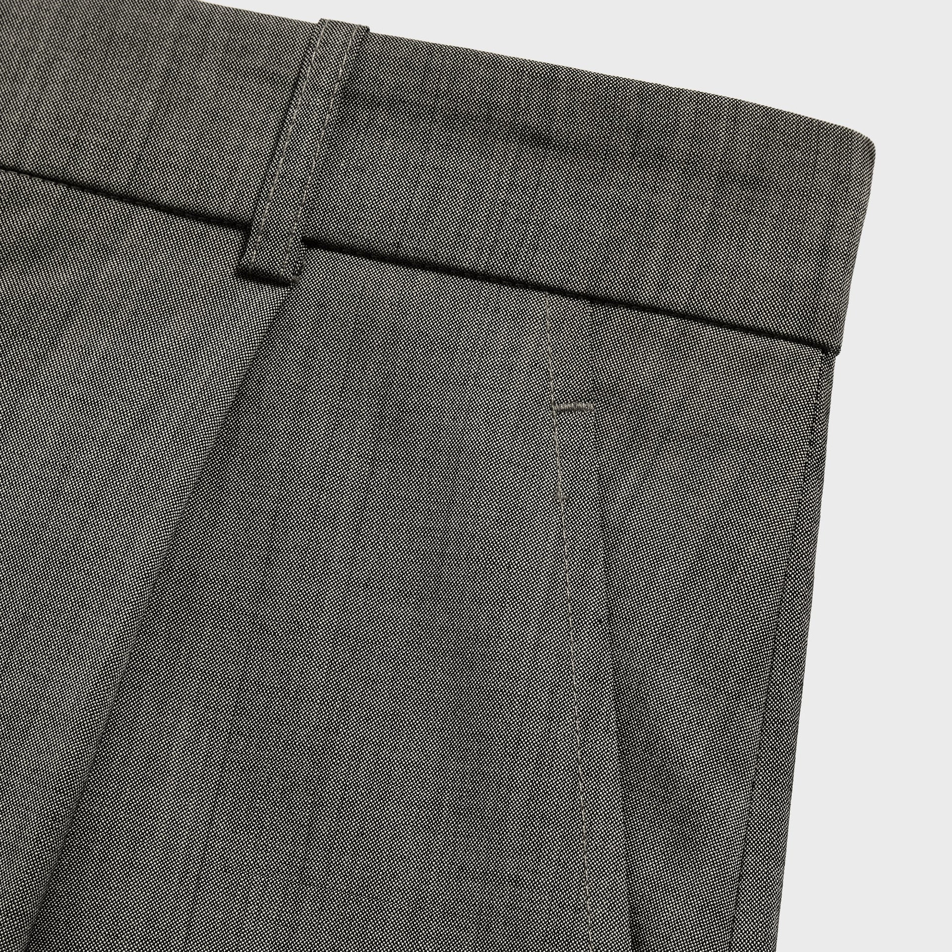 &Kin Tropical Wool Gibbs Pant - Grey Melange