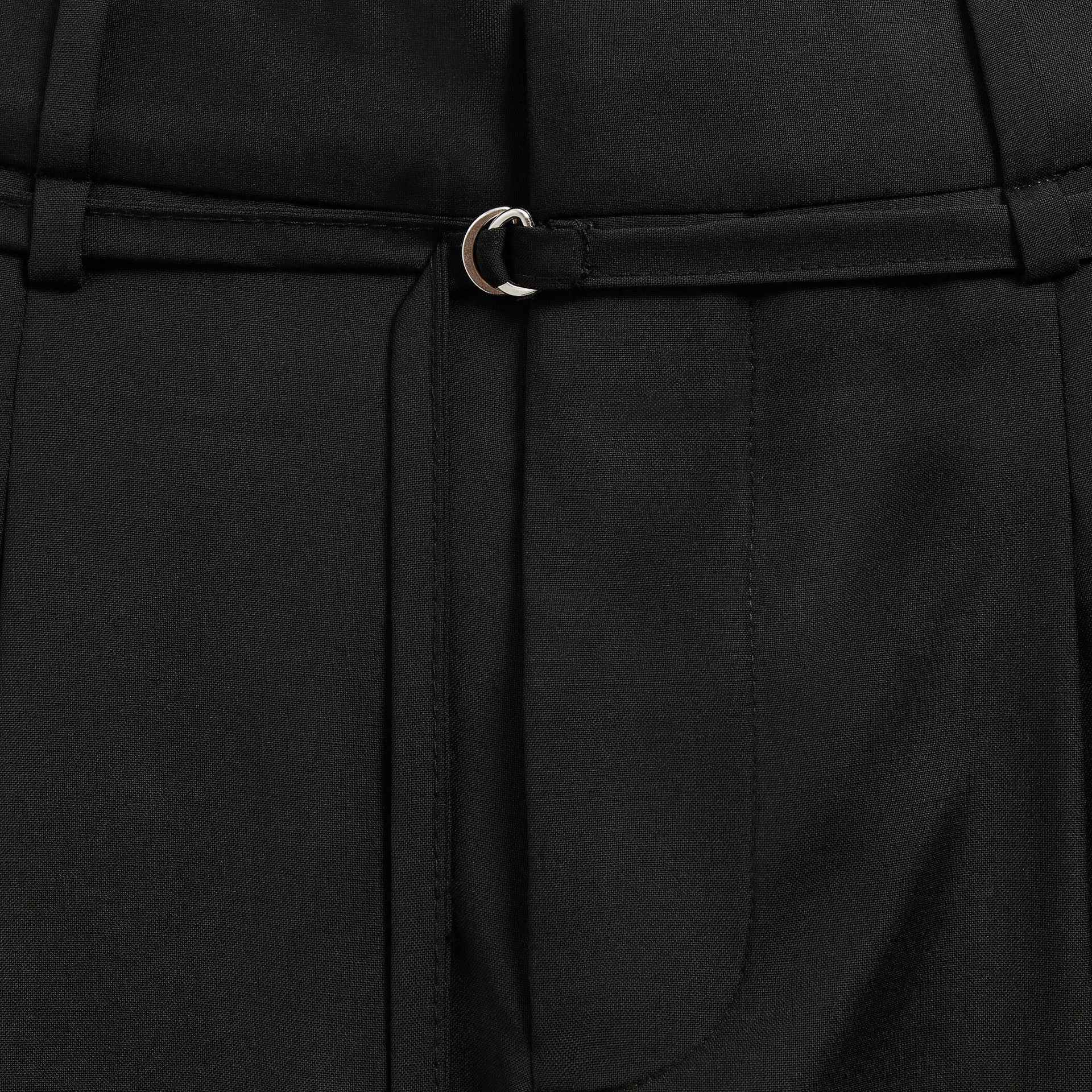 &Kin Tropical Wool Eli Pleated Trouser - Black - PH