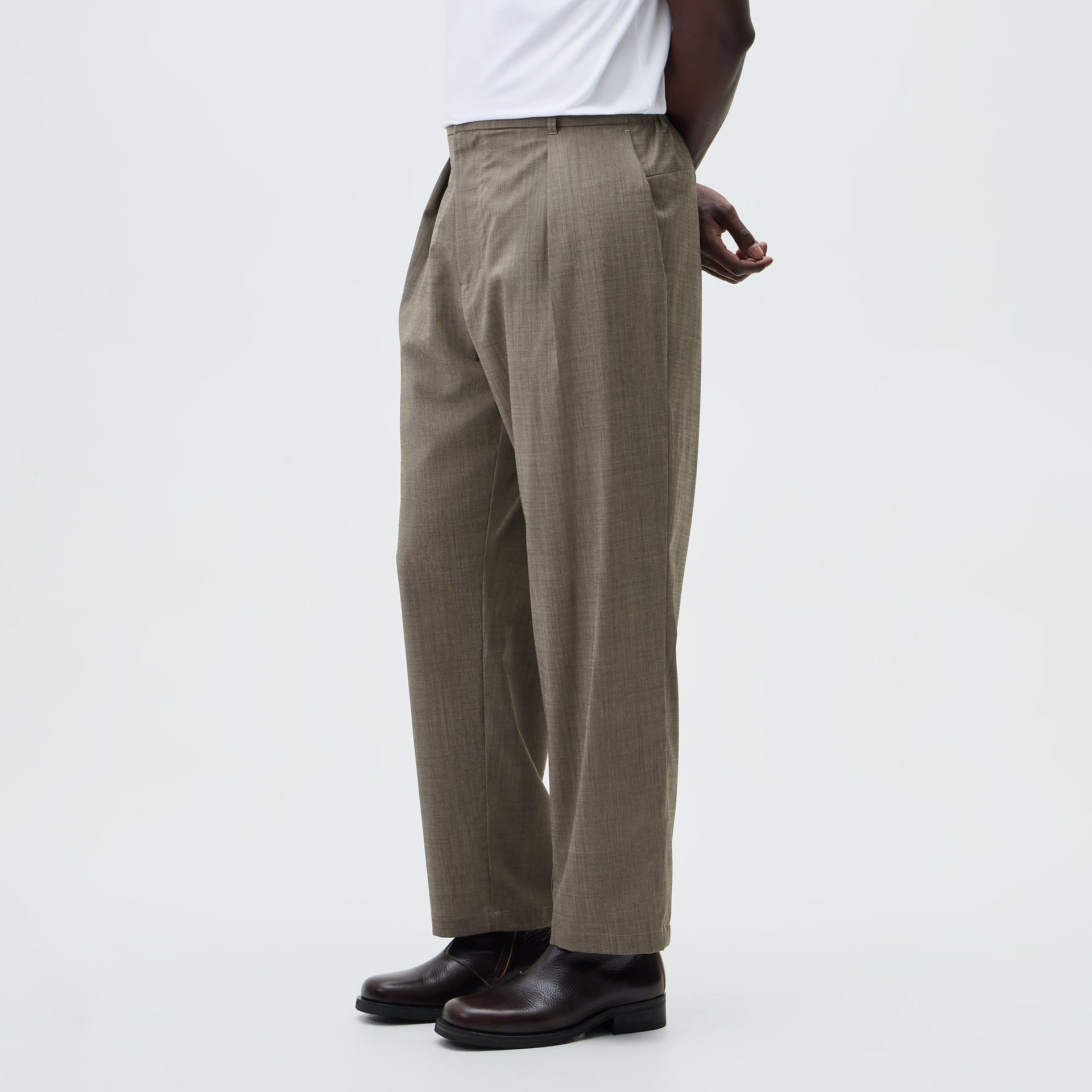&Kin Tropical Wool Idris Pant - Permanent - PH