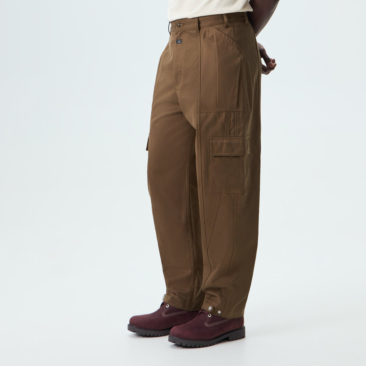 Kith Washed Herringbone Twill Gus Pant - Buckwheat