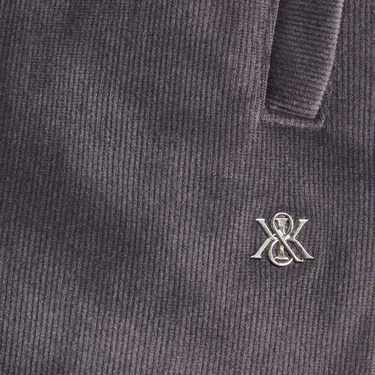 Kith Plush Corduroy Damon Track Pant - Battleship