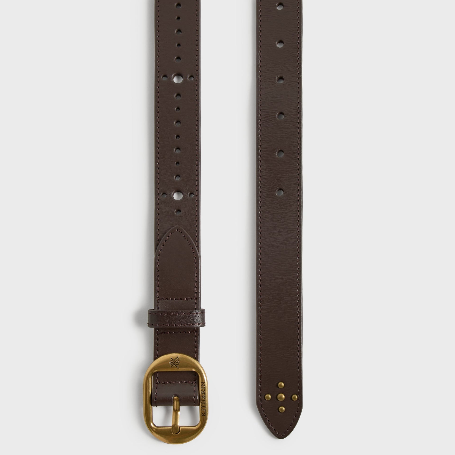 Kith Studded Leather Belt - Robusta
