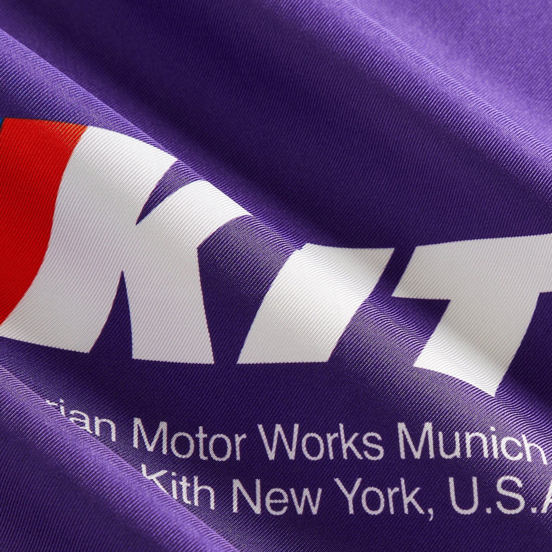 Kith for BMW Silk Bandana - Techno Violet