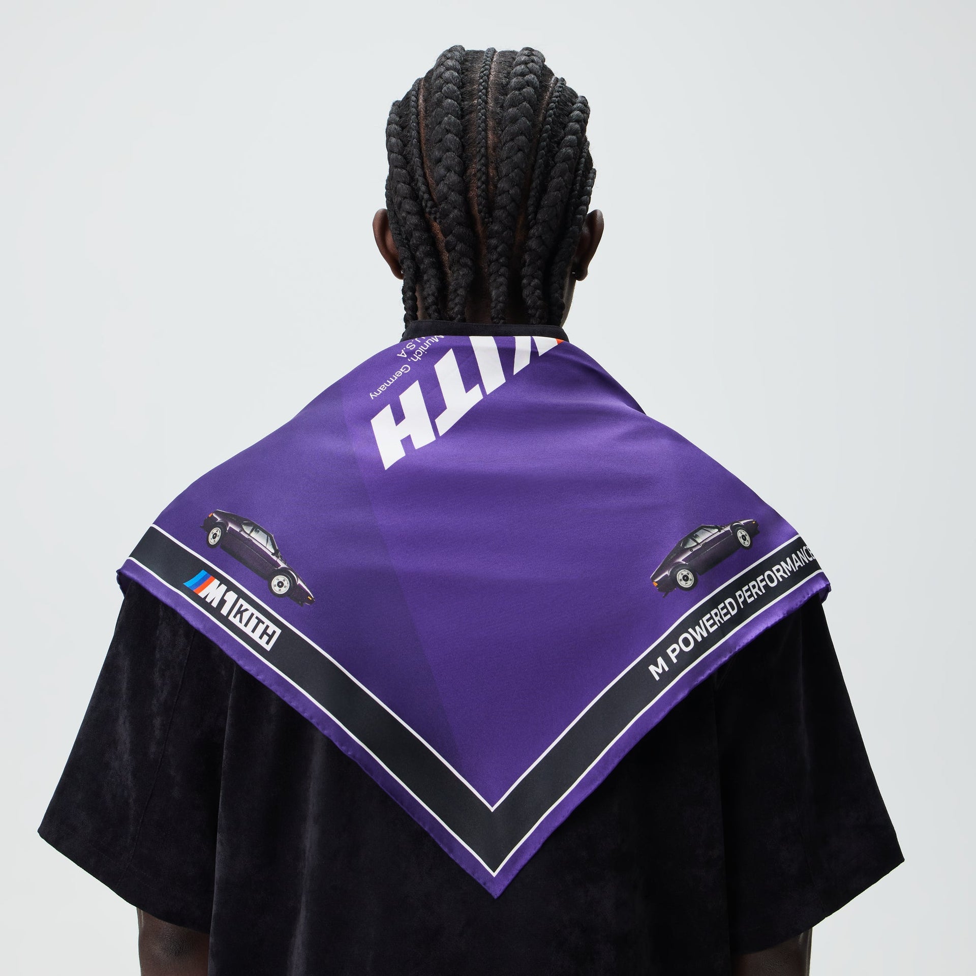 Kith for BMW Silk Bandana - Techno Violet