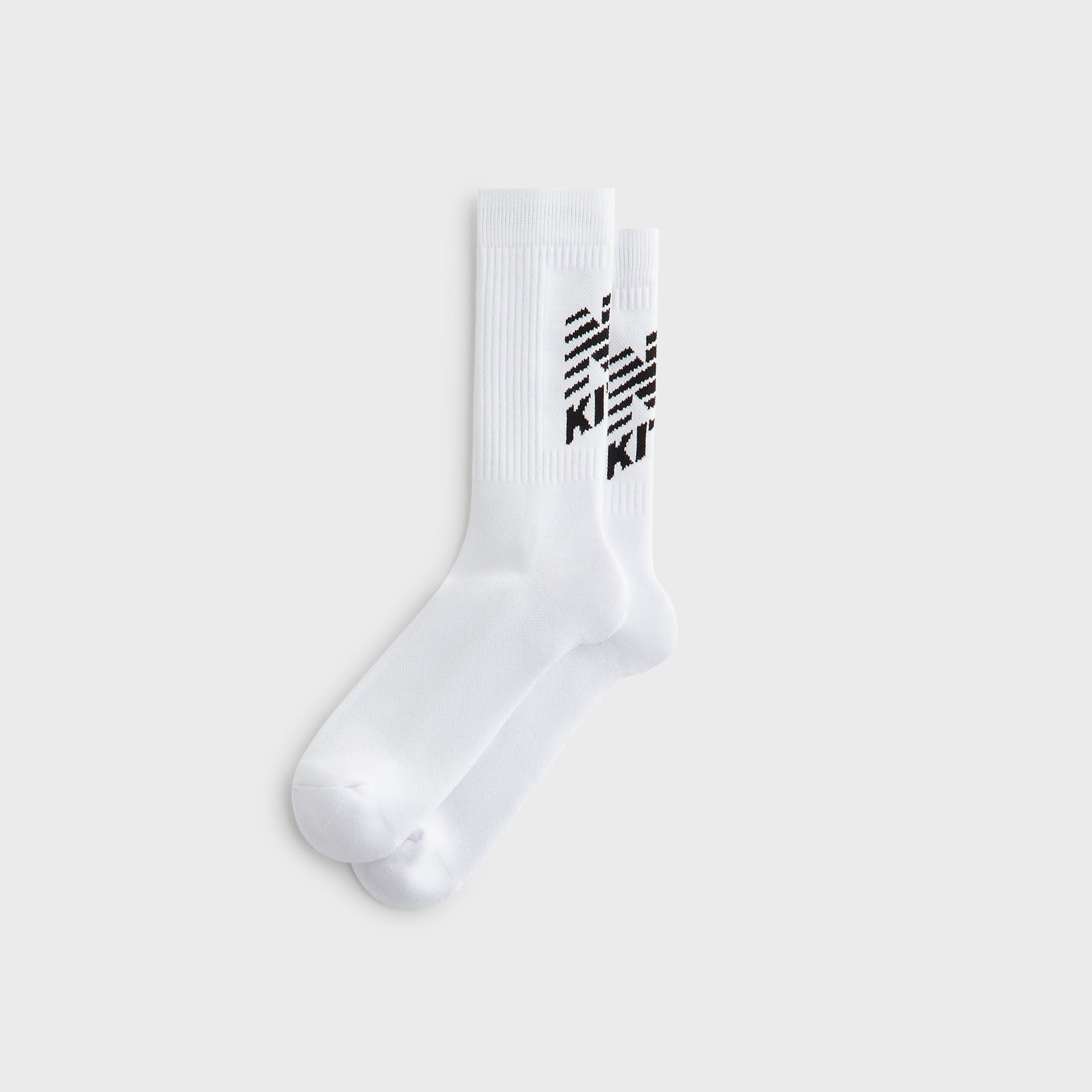 Kith & New Balance Big Logo Crew Socks - White - PH