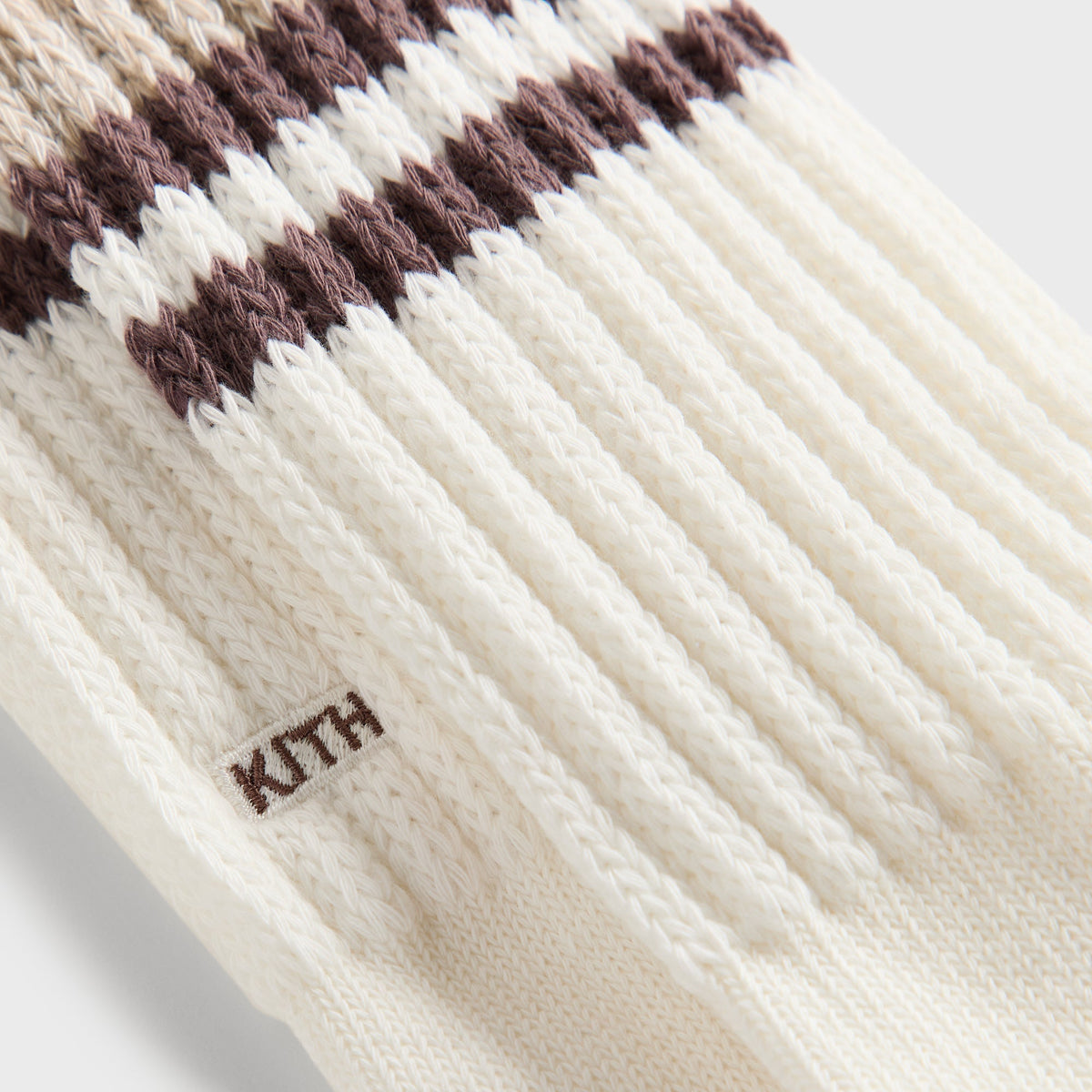 Kith Chunky Cotton Crew Socks - Aubergine