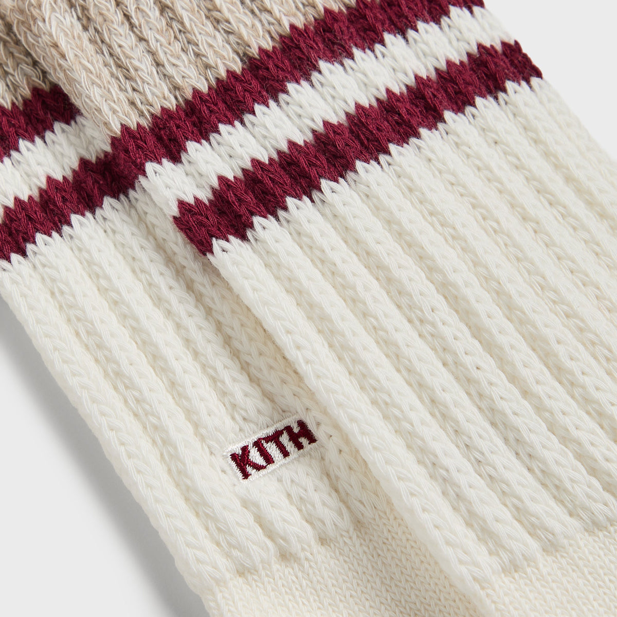 Kith Chunky Cotton Crew Socks - Magma