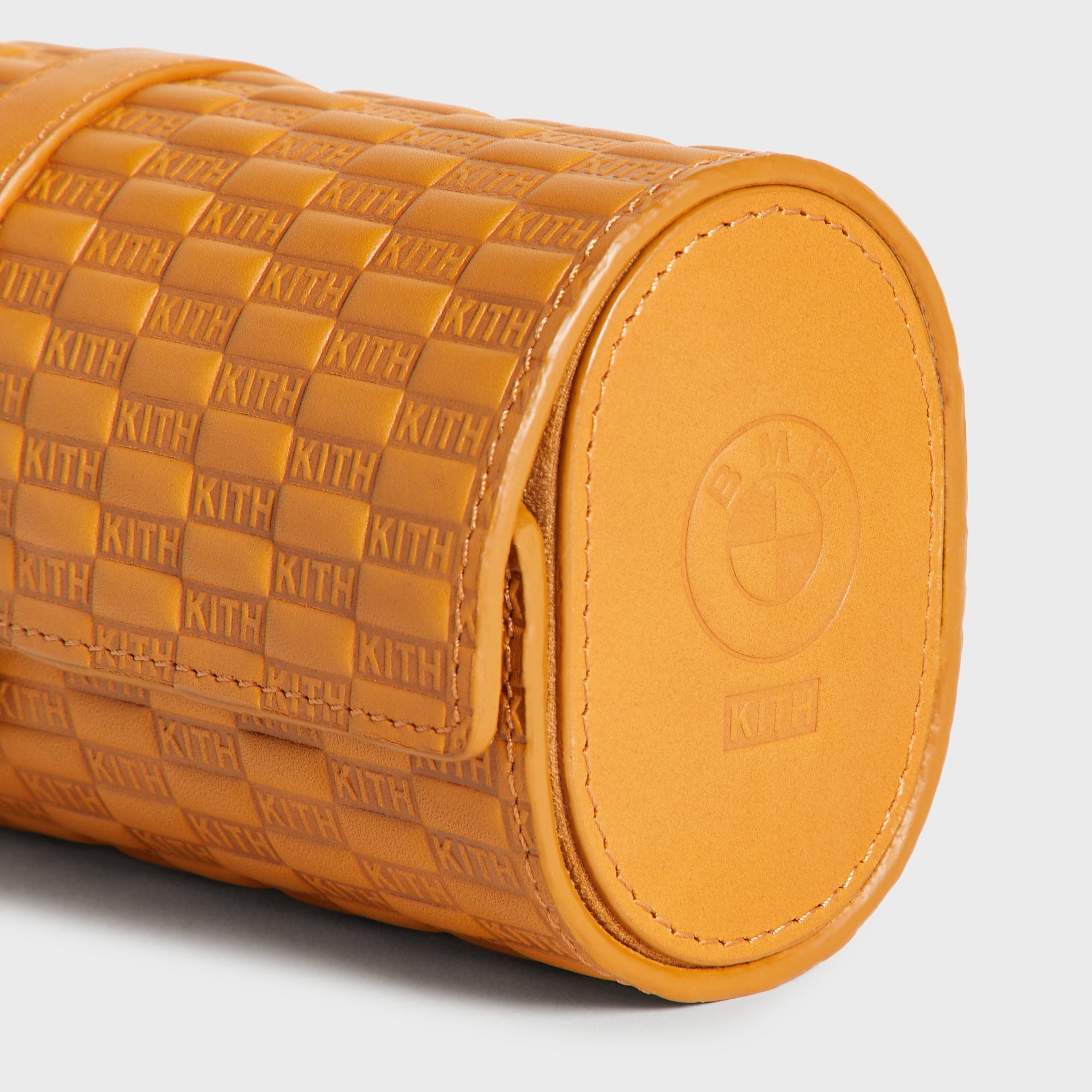Kith for BMW Leather 3-Watch Roll - Camel