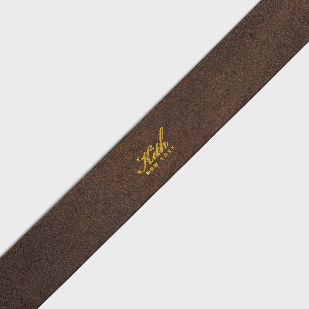 Kith Two-Tone Smooth Leather & Suede Belt - Kindling