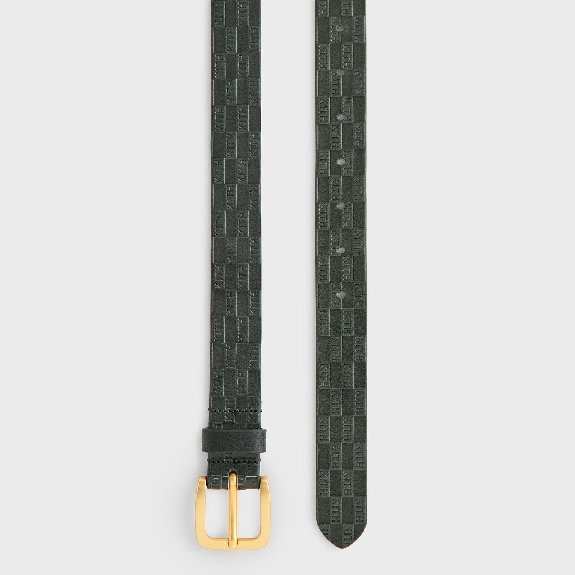 Kith Monogram Vachetta Leather Belt - Equestrian