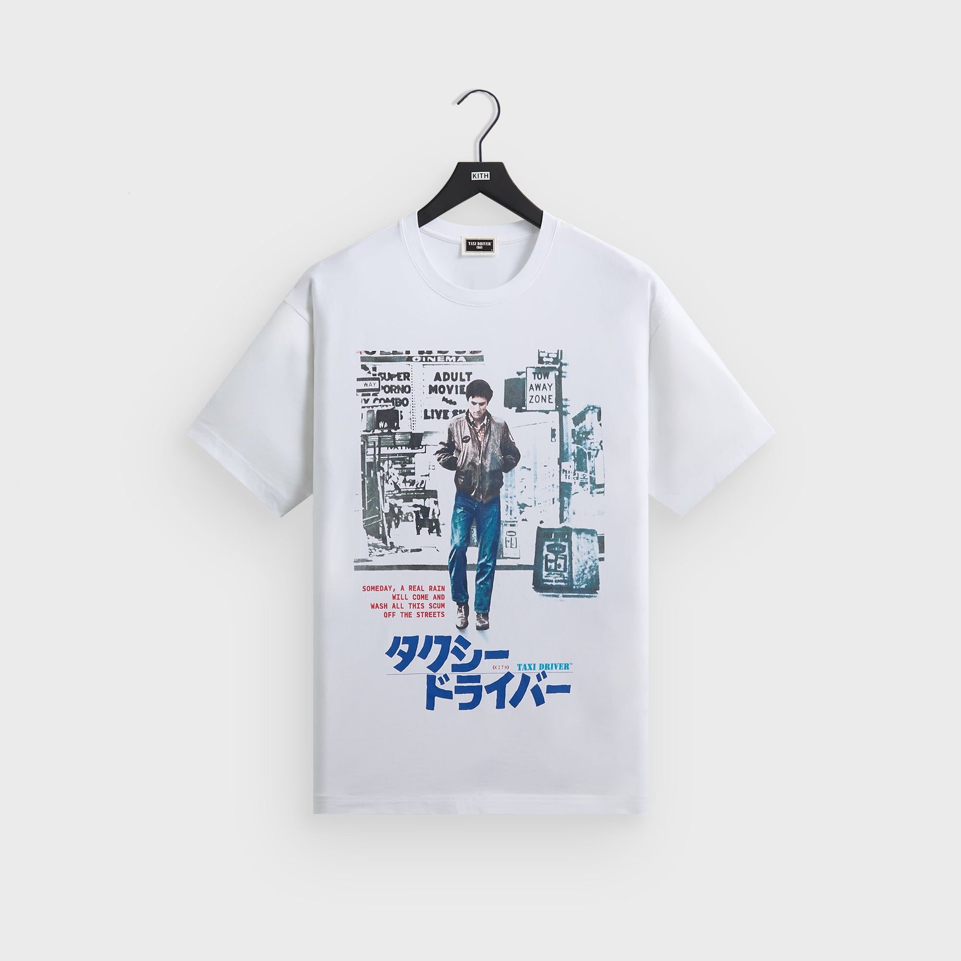Kith for Taxi Driver Japanese Poster Standard Tee - White