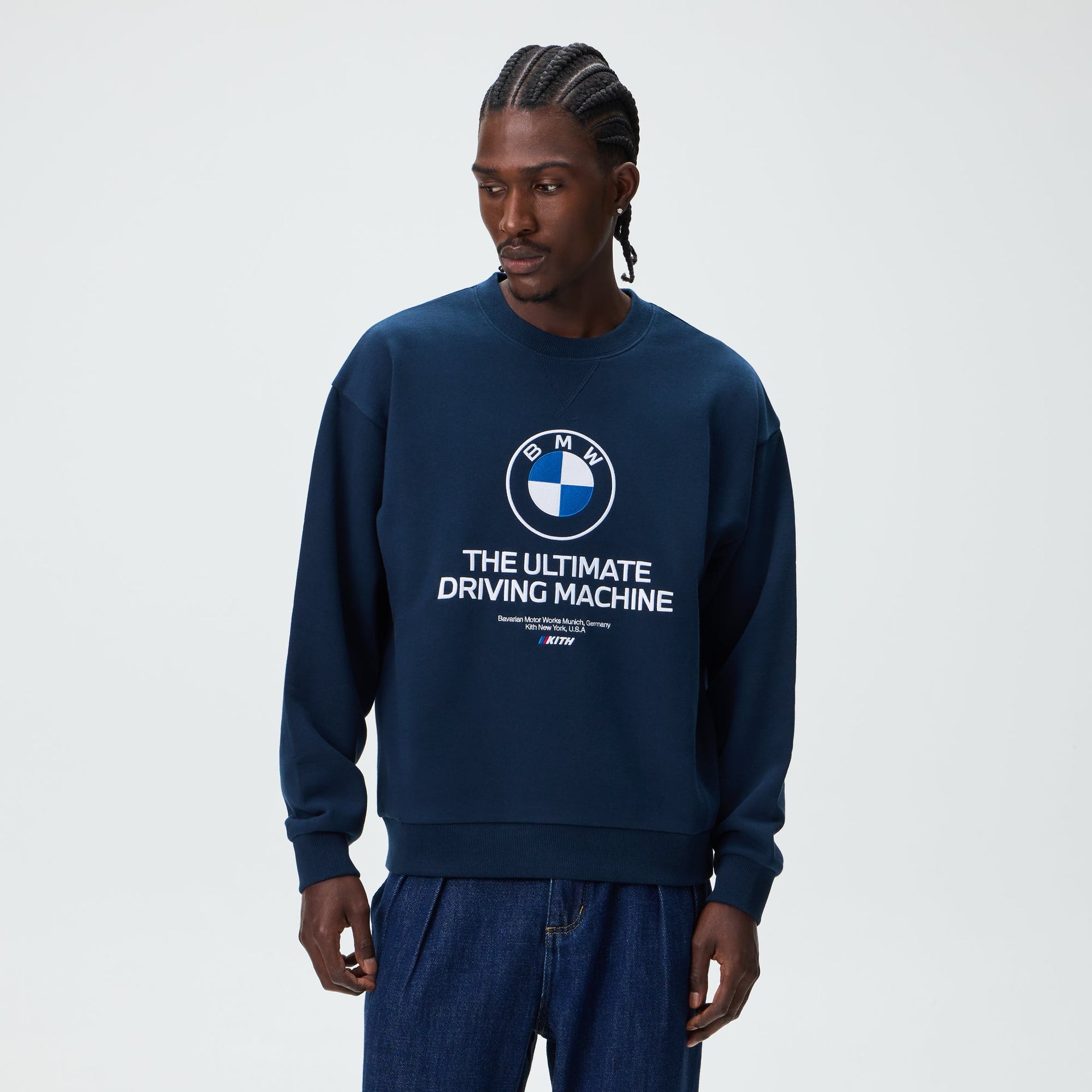 Kith for BMW Quote Vintage Crewneck - Nocturnal