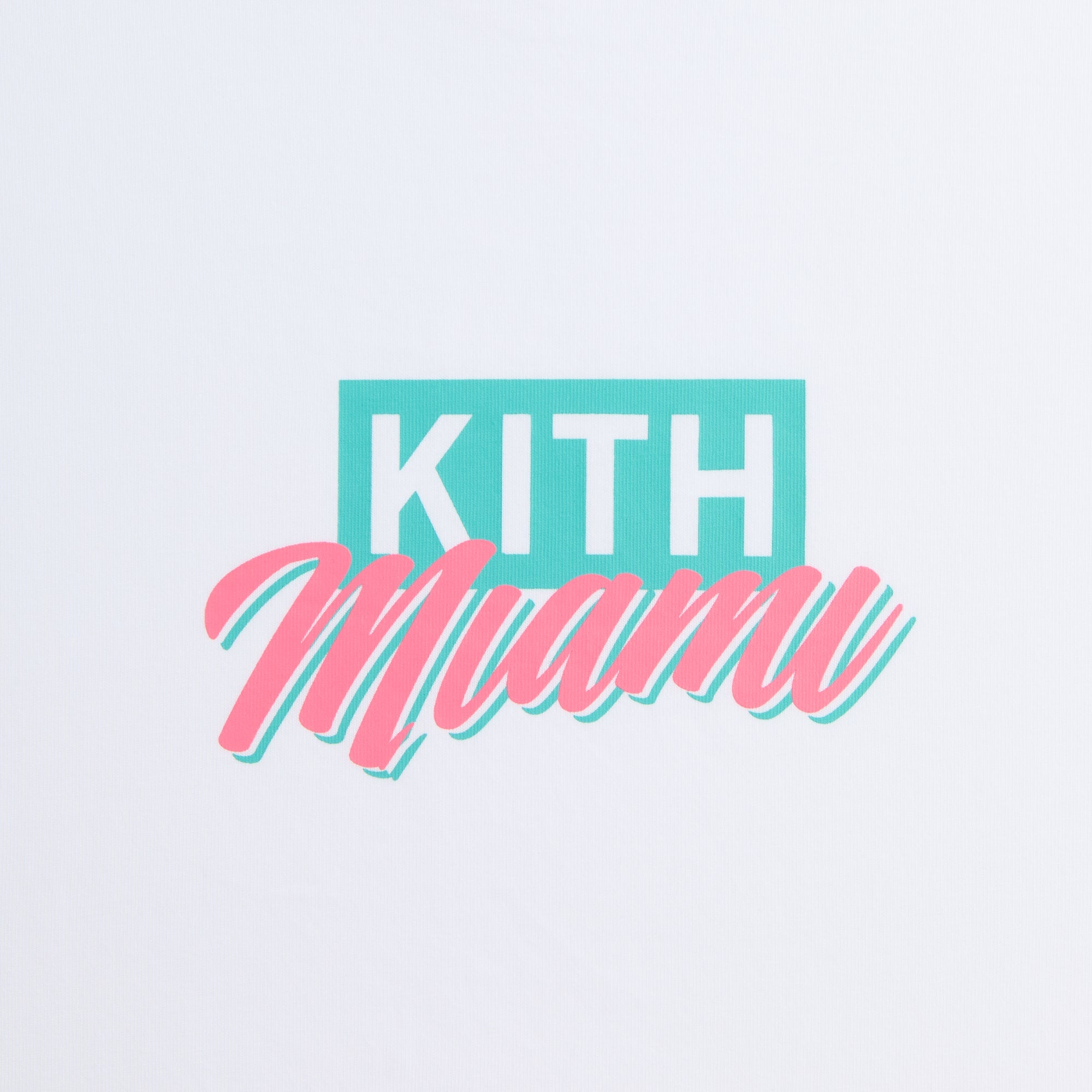 Kith Miami Classic Logo Tee - White – Kith UK