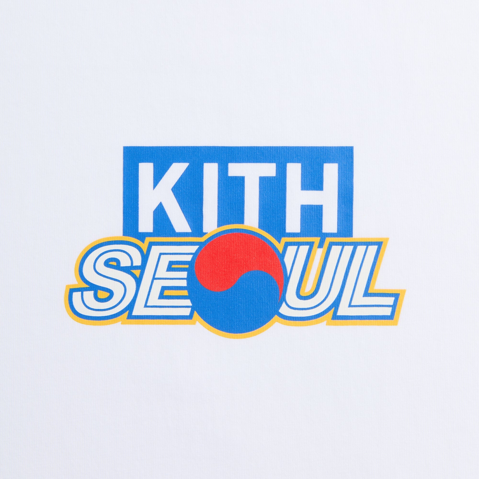 Kith Seoul Classic Logo Tee - White – Kith UK