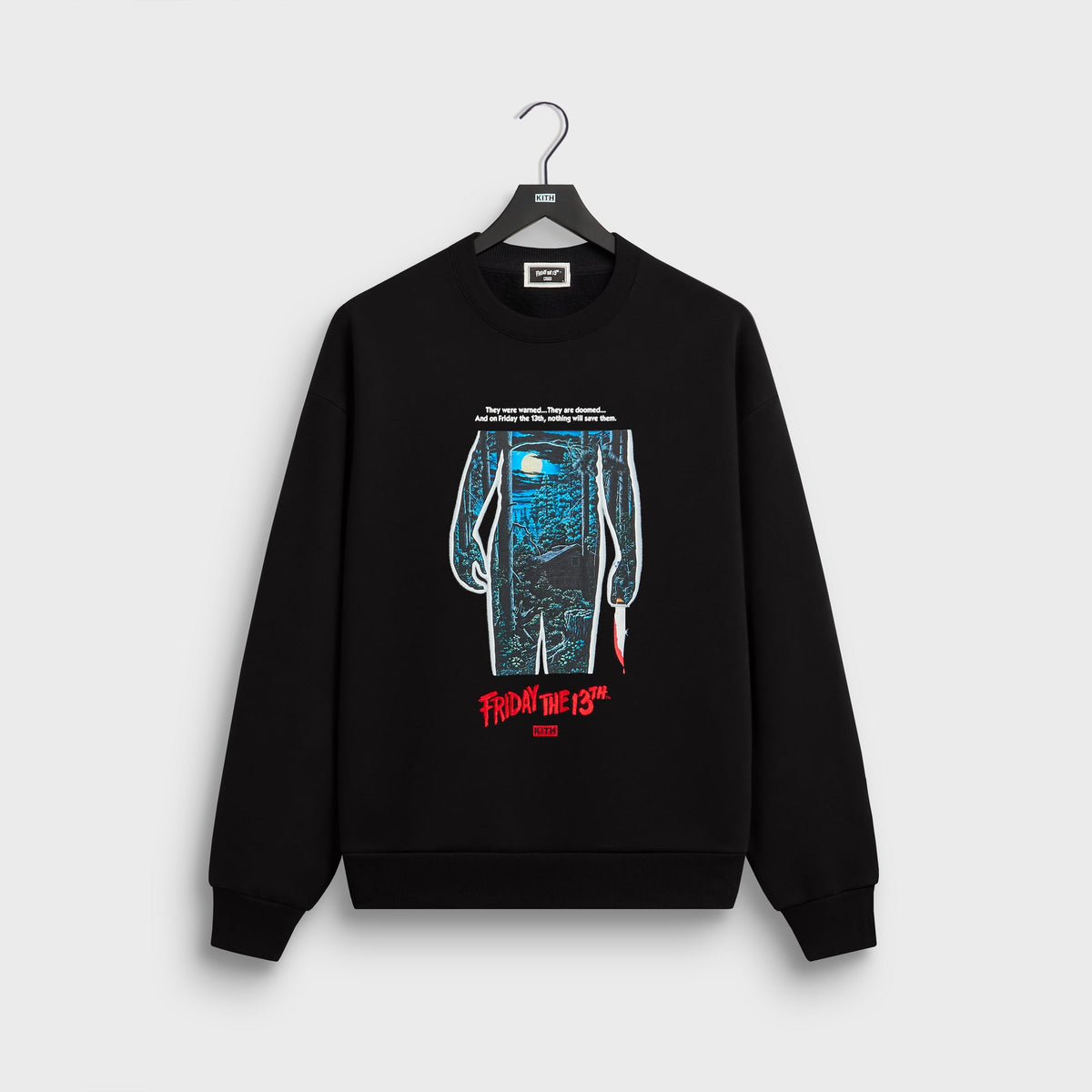 Kith for Friday The 13th Jason Part II Nelson Crewneck - Black