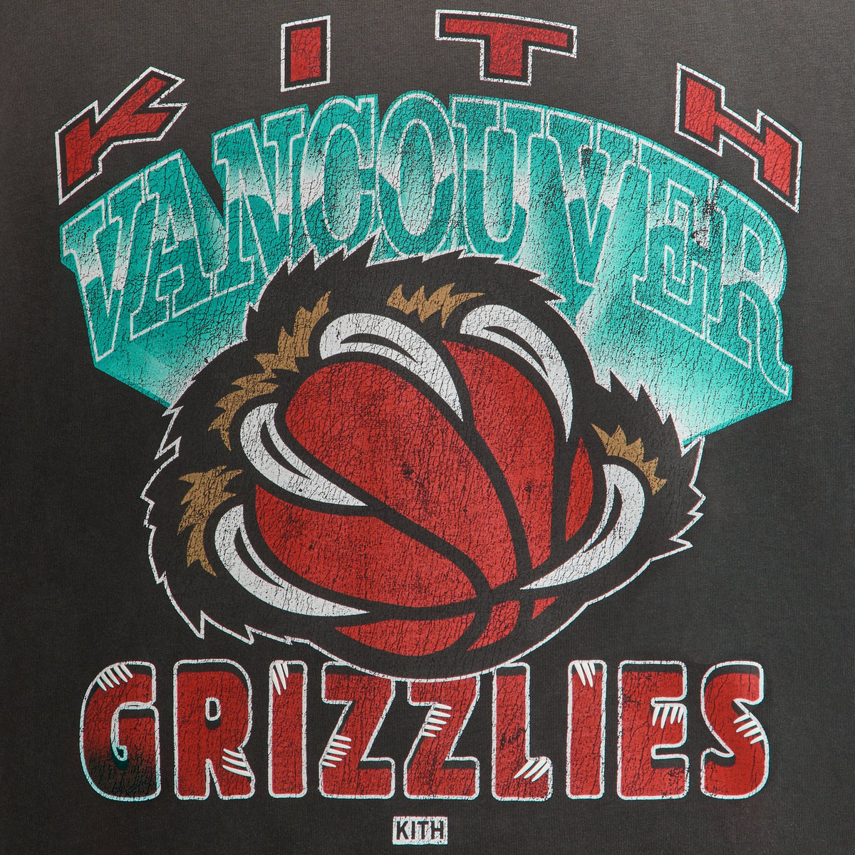 Kith for the Vancouver Grizzlies Vintage Jones II Tee - Black