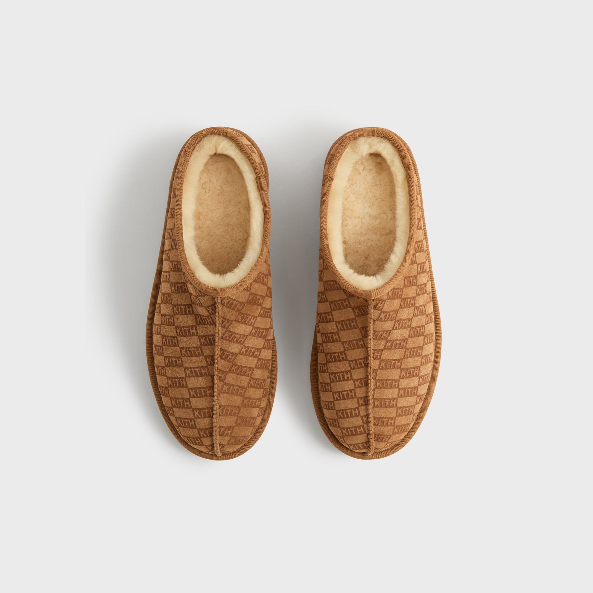 Kithmas Monogram Shearling Slippers - Loft